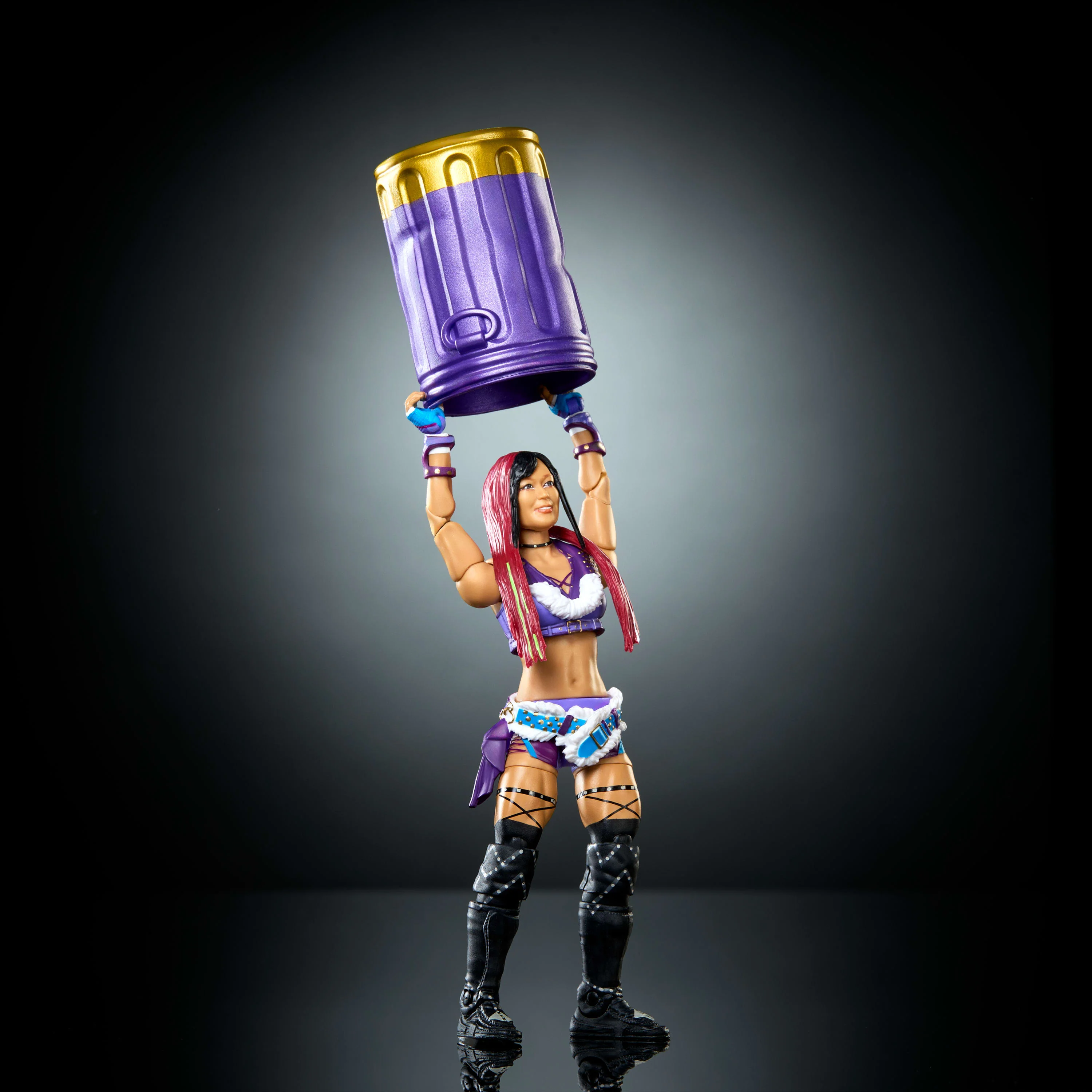 WWE Elite Iyo Sky Action Figure, Series #122 Set, 6-inch Collectible With Articulation & Accessories - Image 5