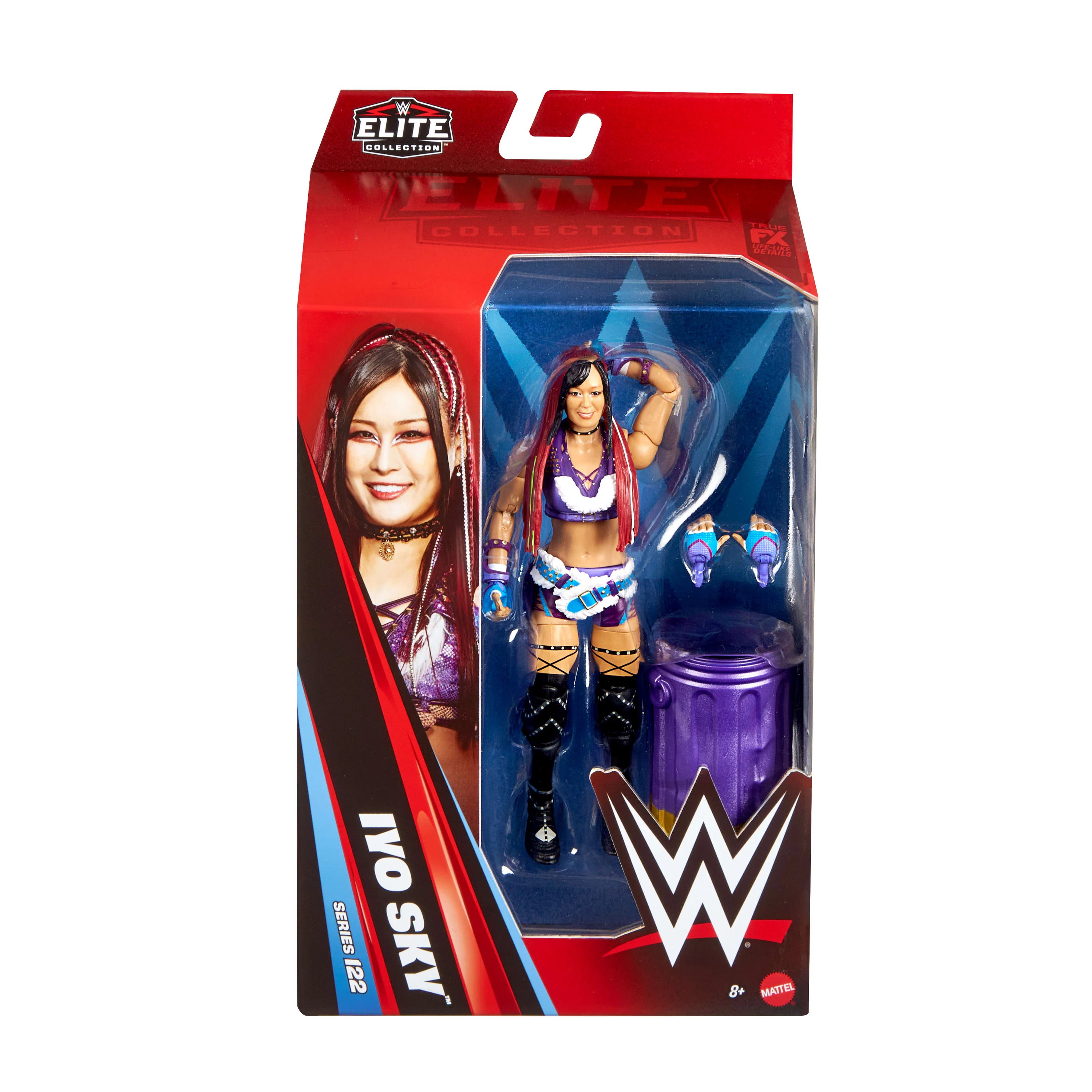 WWE Elite Iyo Sky Action Figure, Series #122 Set, 6-inch Collectible With Articulation & Accessories - Image 6
