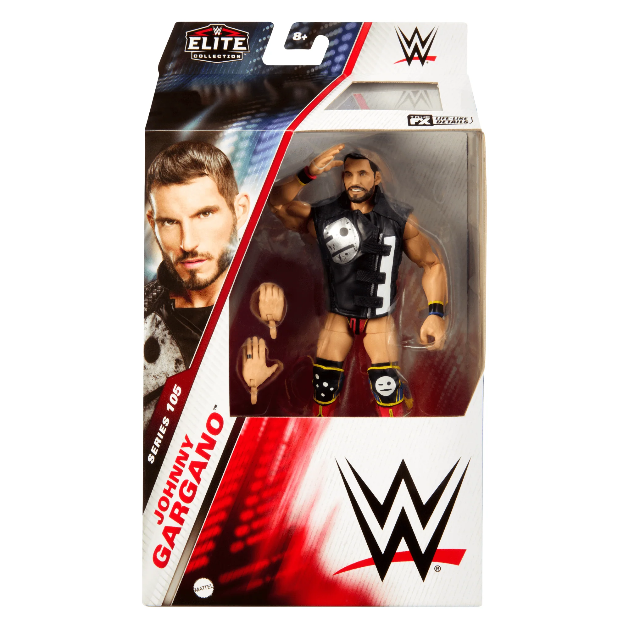 WWE Elite Johnny Gargano Action Figure, 6-inch Collectible Superstar With Articulation & Accessories - Image 2