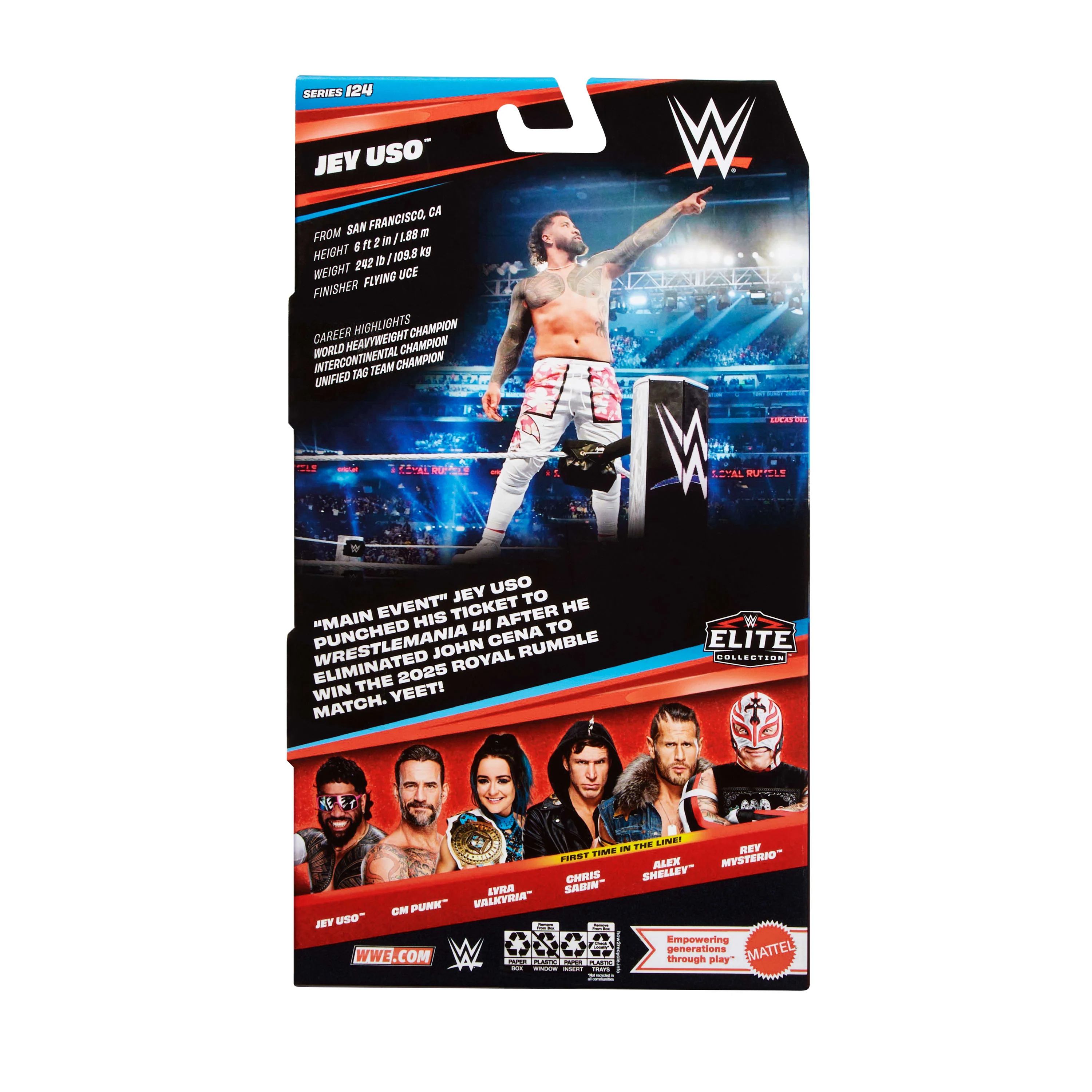 Wwe Élite Jey Uso Figurine - Image 6