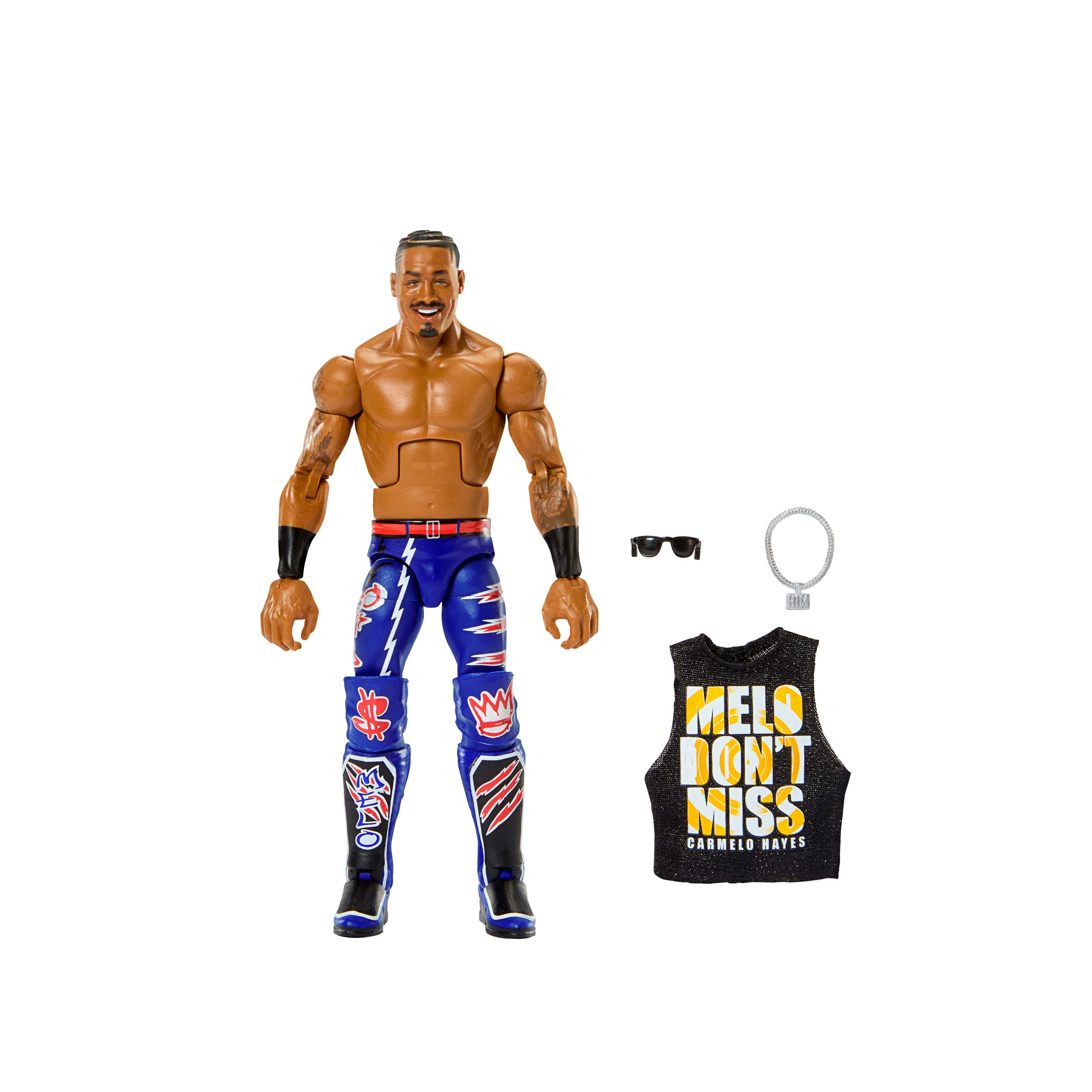 Wwe Figurine Articulée Élite Carmelo Hayes