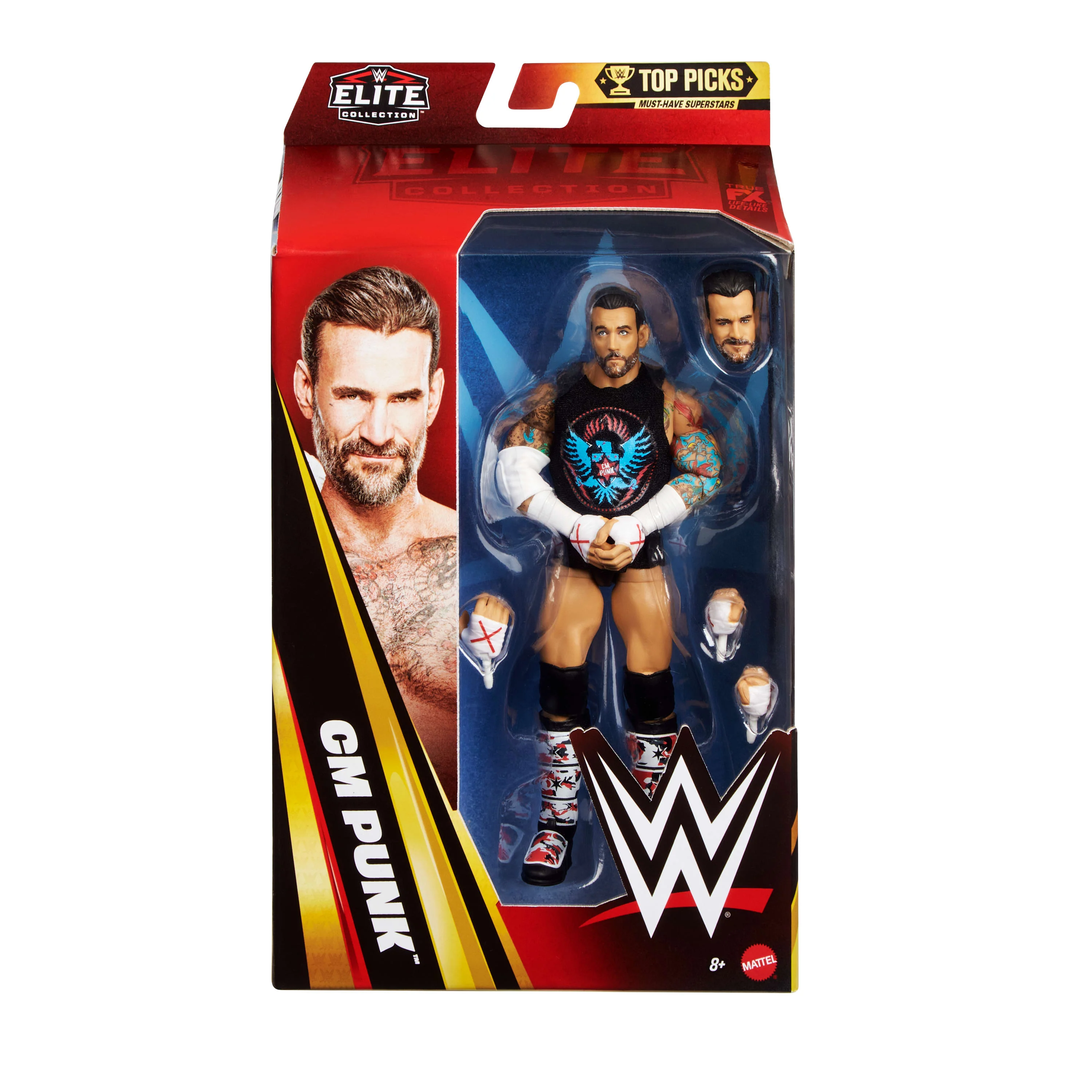 Wwe Figurine Articulée Élite Grands Champions Cm Punk - Image 2