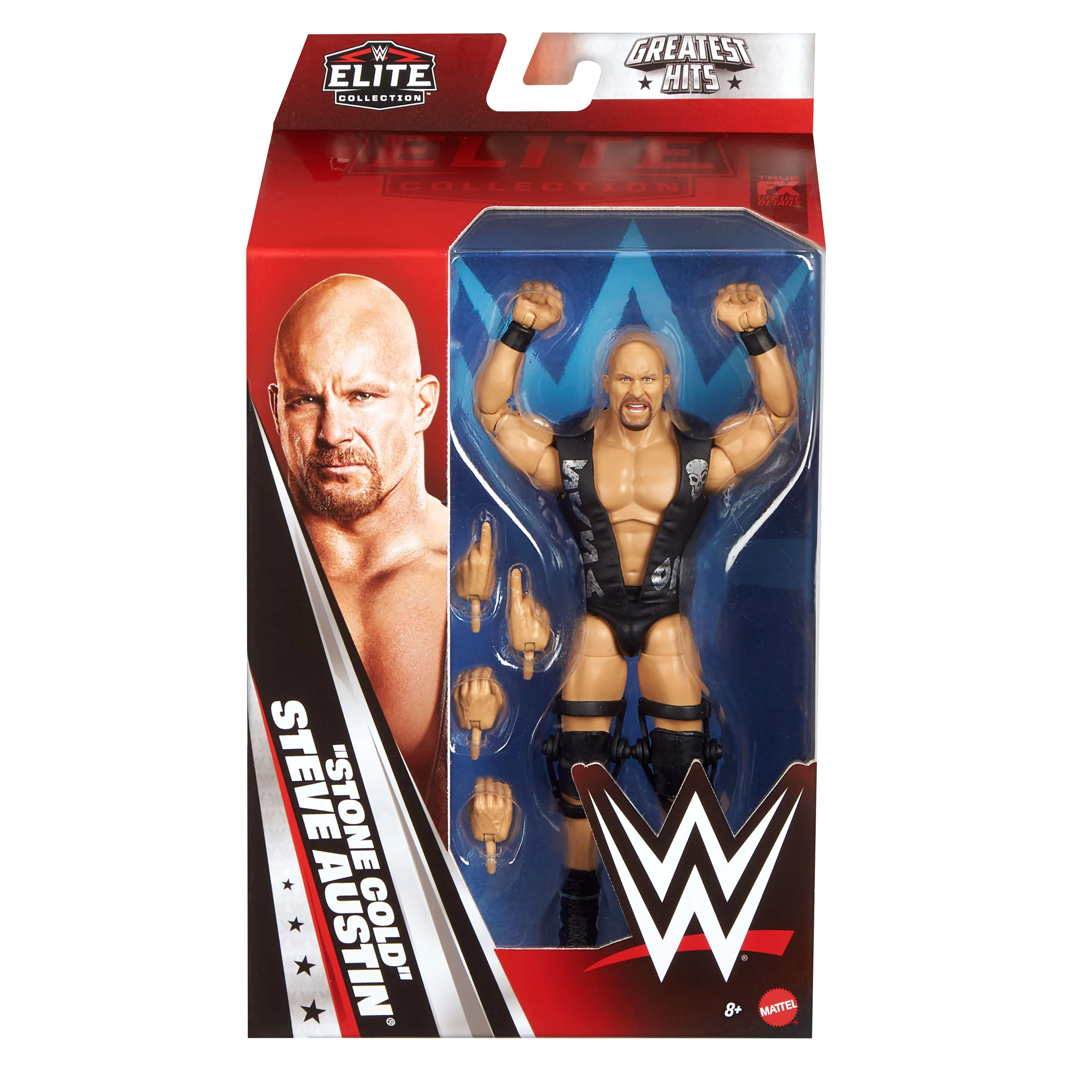 Wwe Figurine Articulée Élite Grands Champions Stone Cold Steve Austin - Image 6