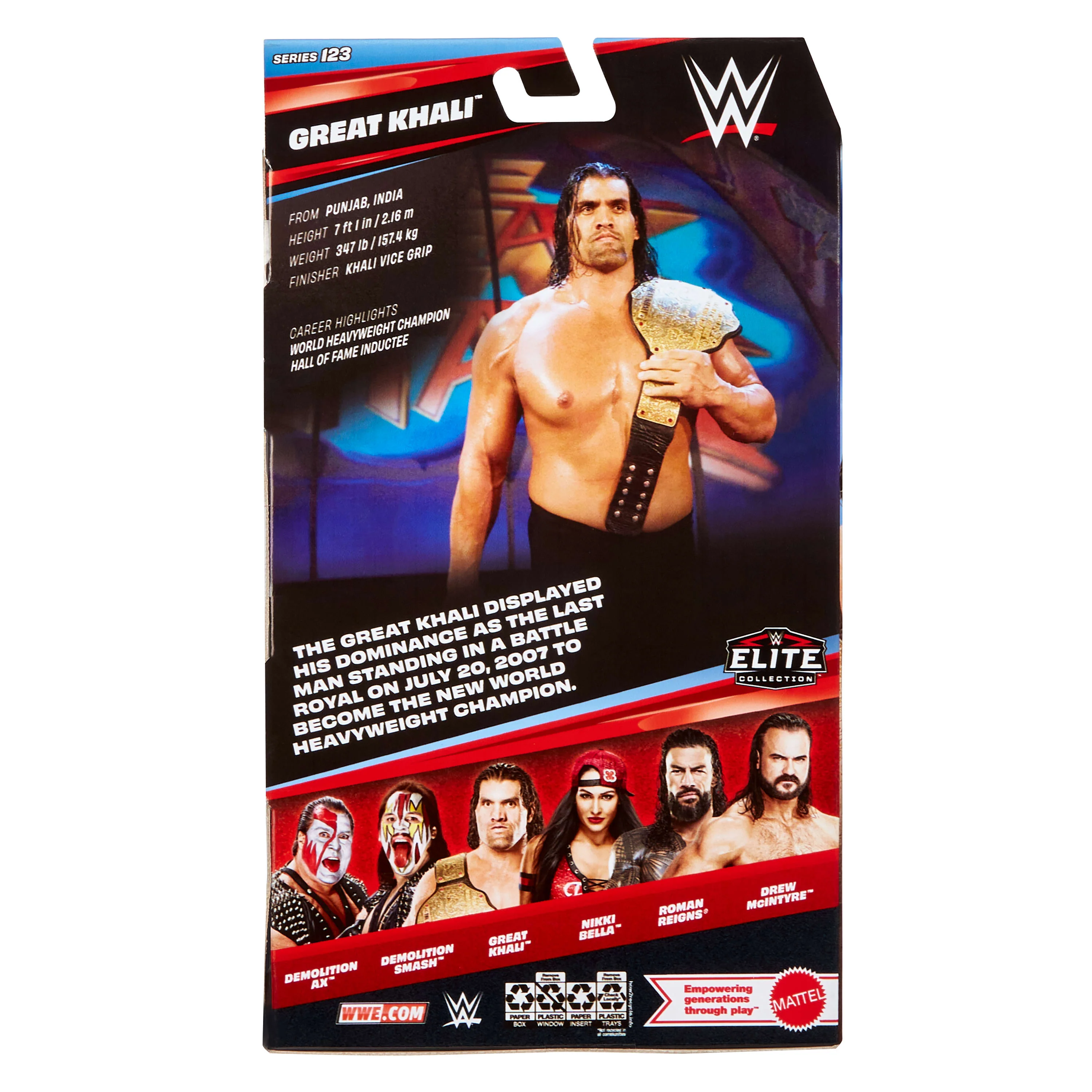 Wwe Figurine Articulée Élite Great Khali - Image 6
