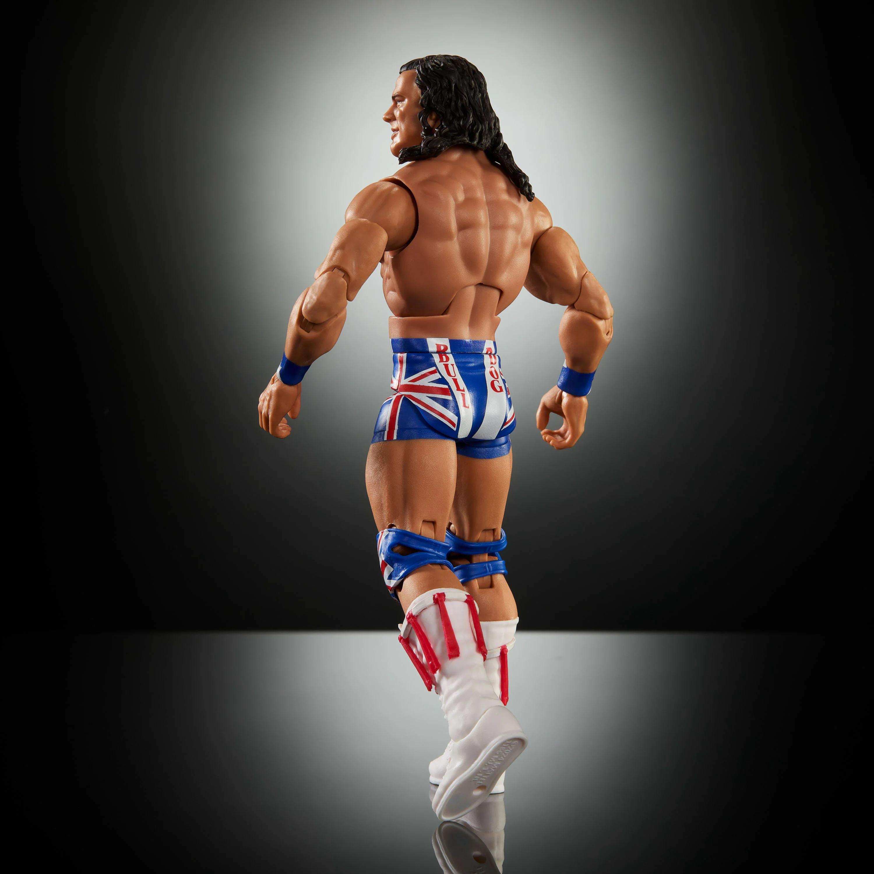 WWE Elite Legends British Bulldog Action Figure & Accessories, Series 29 6-inch Collectible Set - Image 4