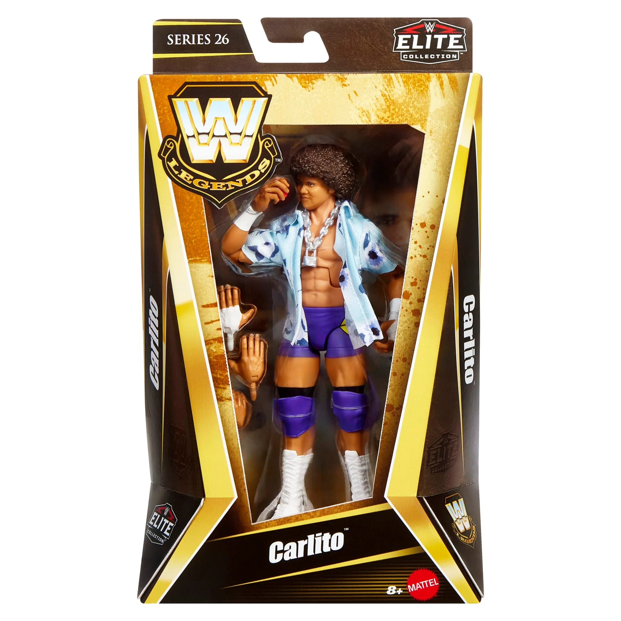 WWE Elite Legends Carlito Action Figure & Accessories, Series 26 Collectible Set, 6-inch - Image 2
