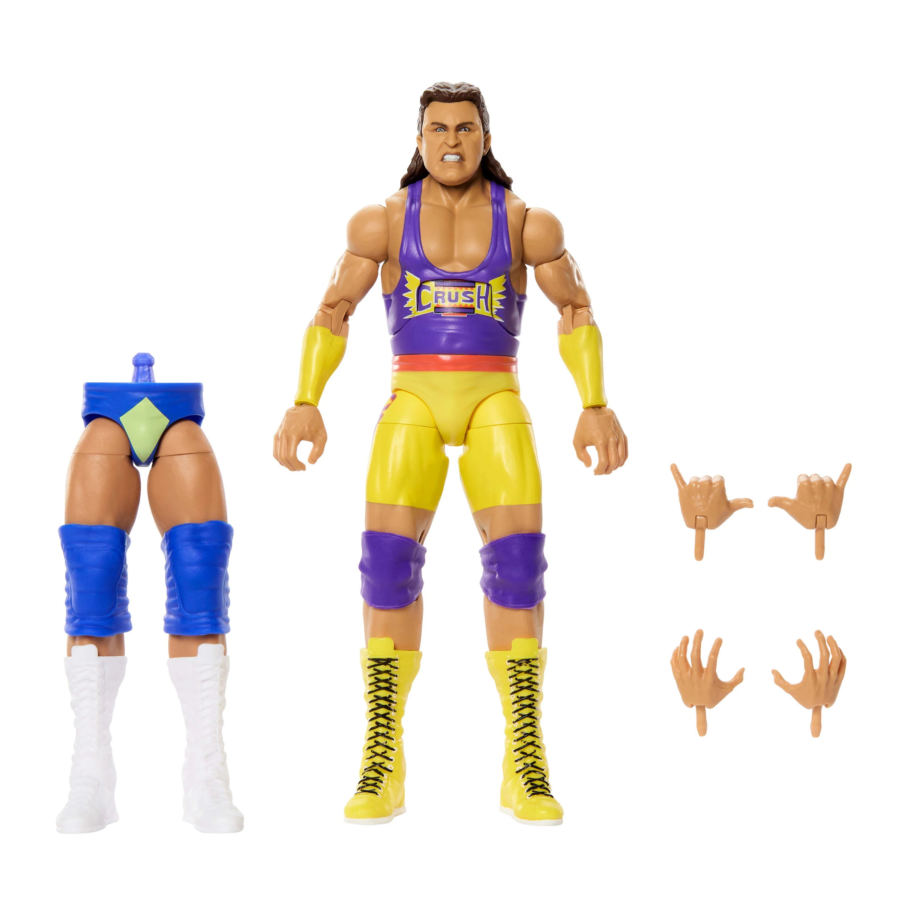 WWE Elite Legends Kona Crush Action Figure & Accessories, Series 31 6-Inch Set