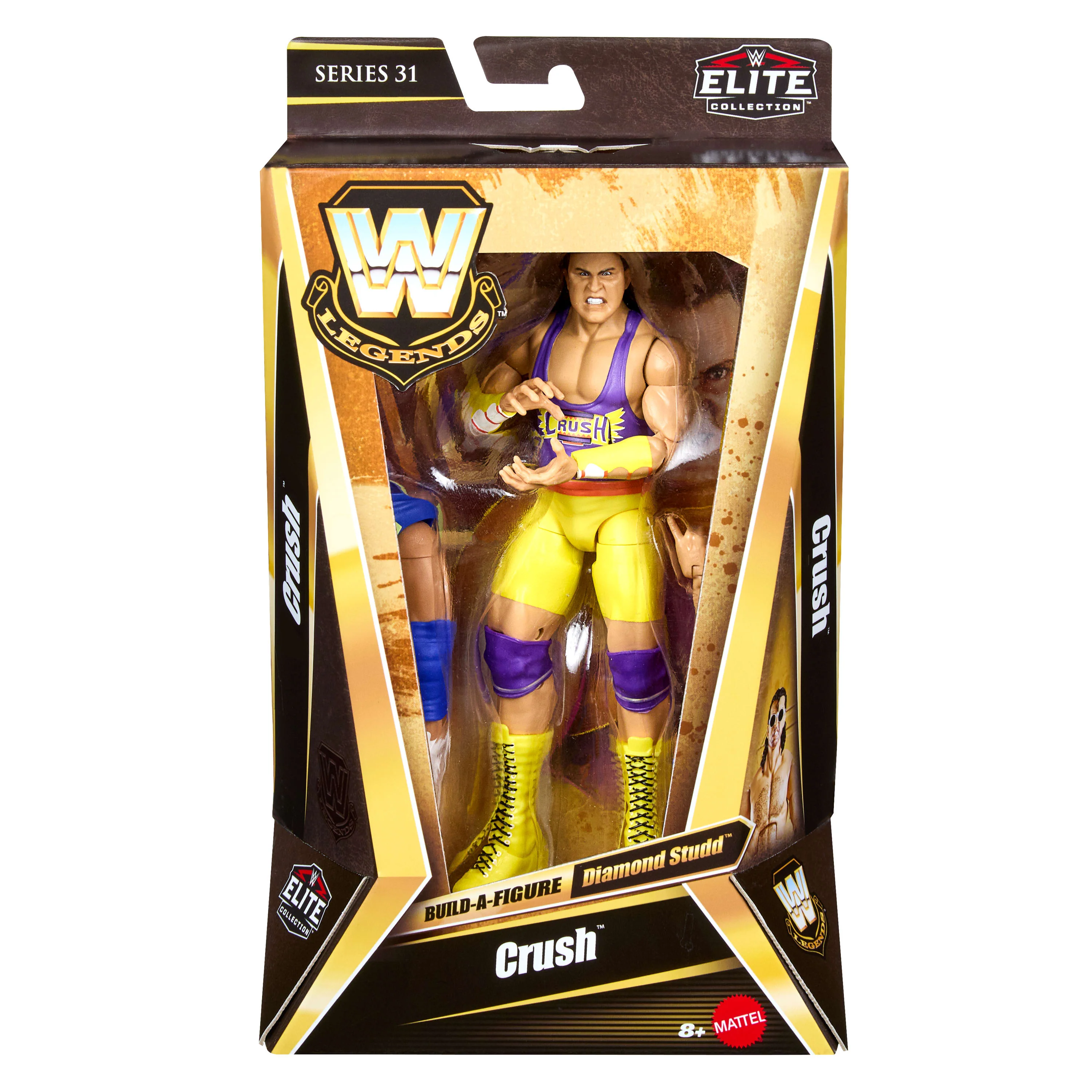 WWE Elite Legends Kona Crush Action Figure & Accessories, Series 31 6-inch Set - Image 2