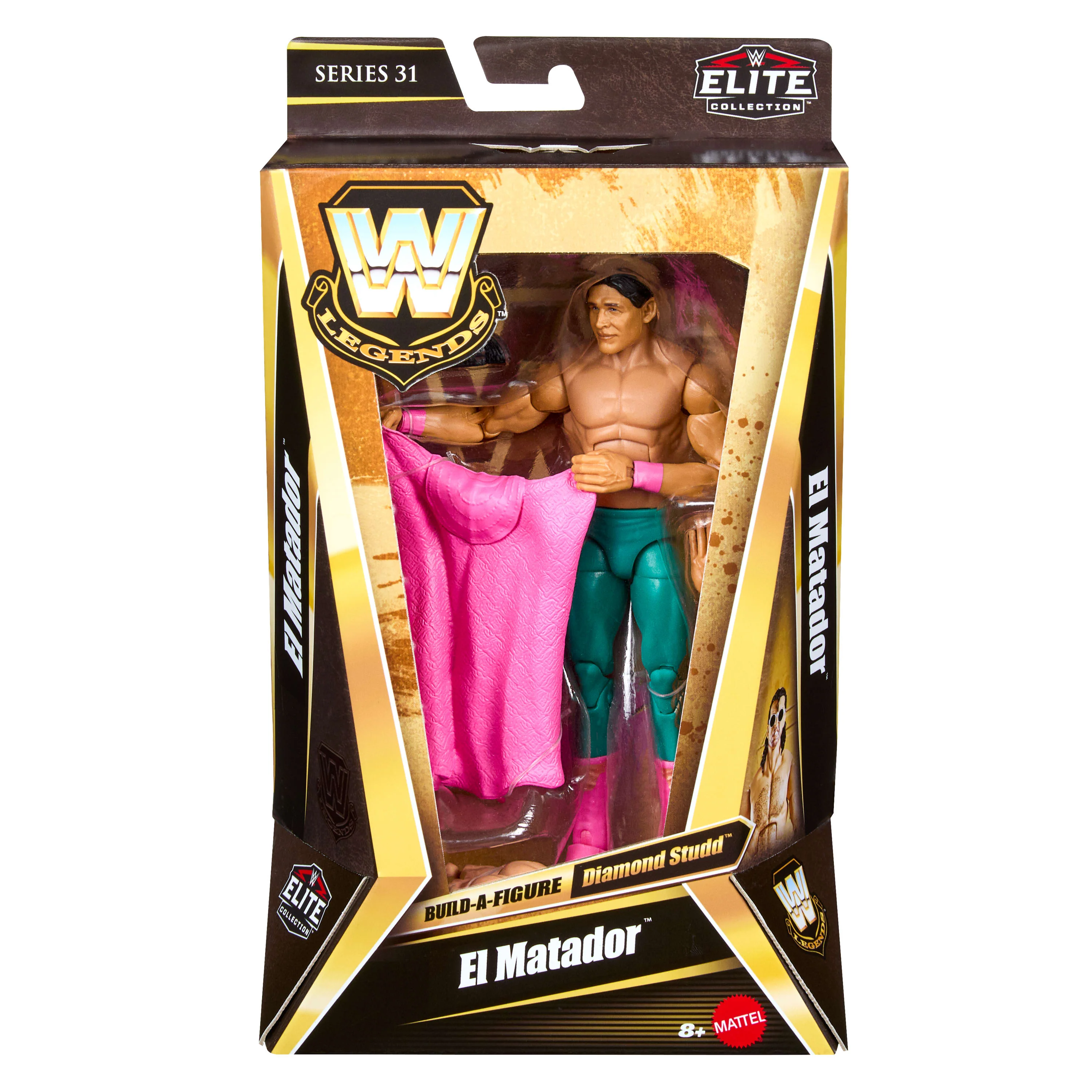 WWE Elite Legends El Matador Action Figure & Accessories, Series 31 6-Inch Collectible Set - Image 2