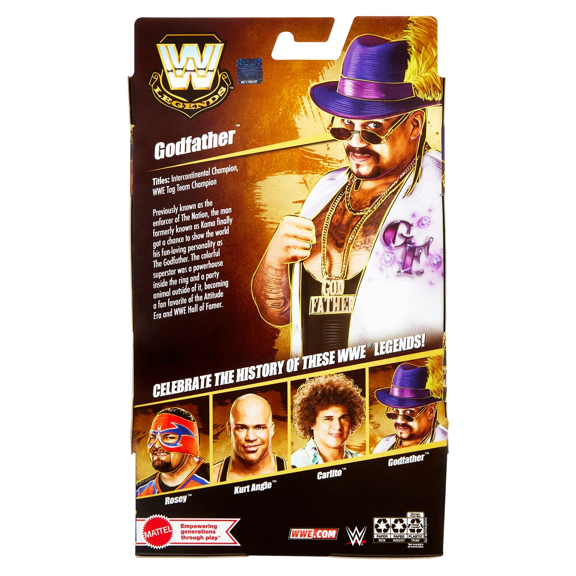 Wwe Collection Elite Legends Série26 Figurine Godfather - Image 3