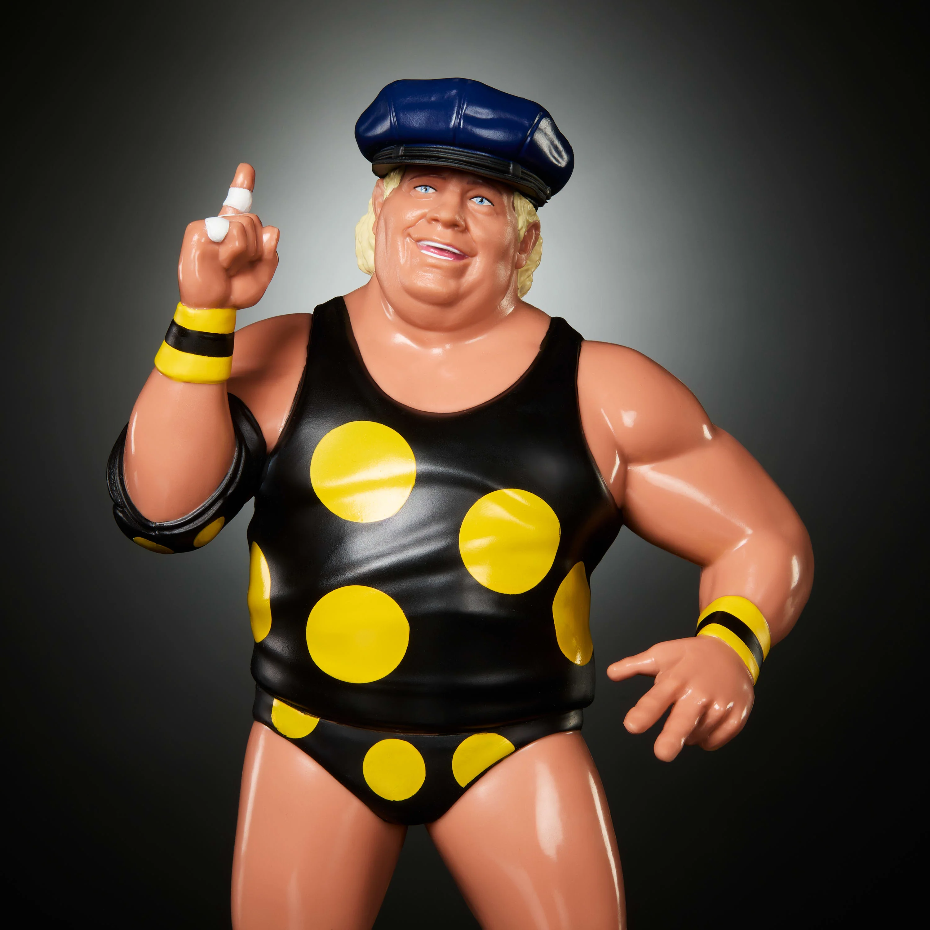 WWE Ljn Superstars Dusty Rhodes Action Figure, 1980s Retro 8-inch Collectible Toy - Image 3