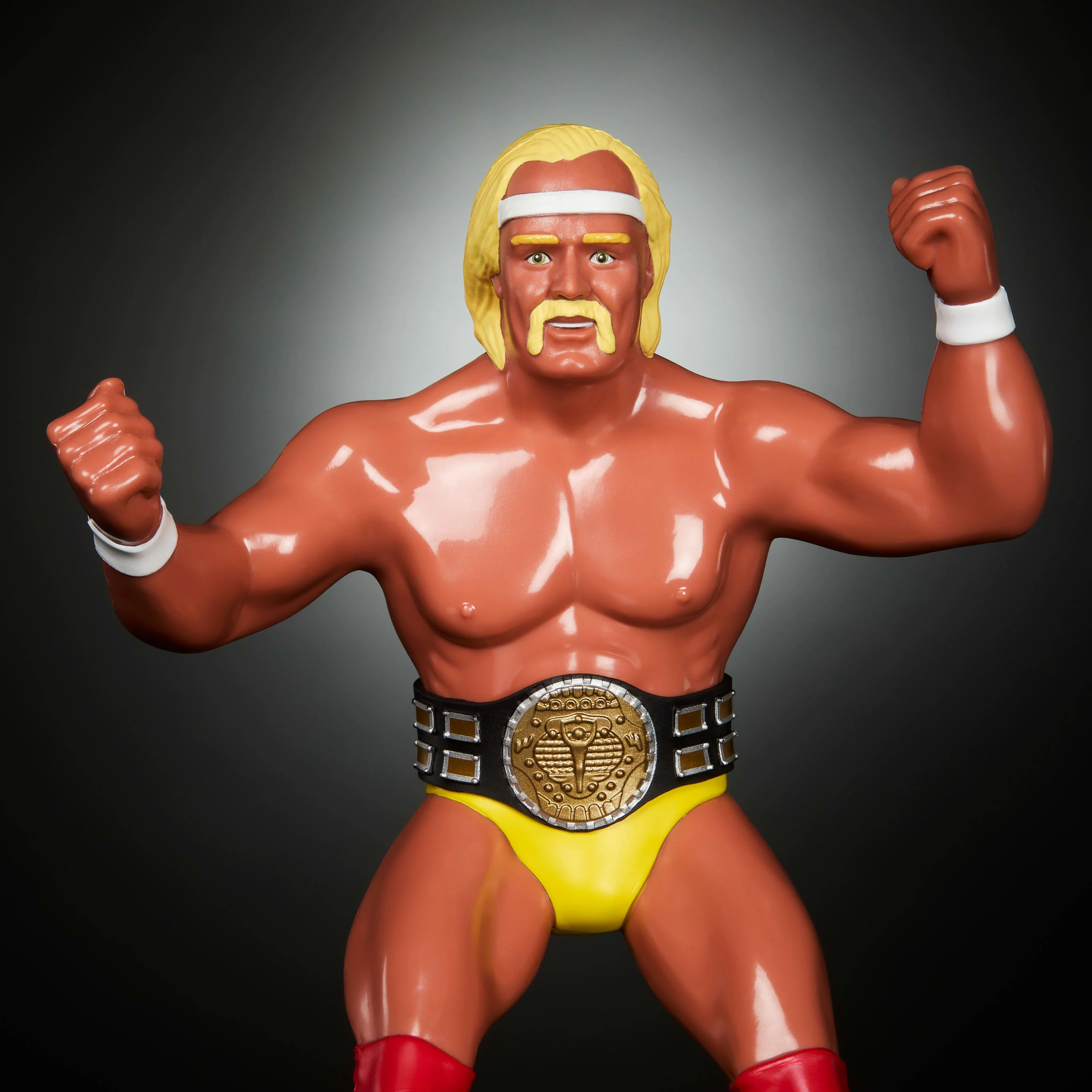 WWE Ljn Superstars Hulk Hogan Action Figure, 1980s Retro 8-inch Collectible Toy - Image 4