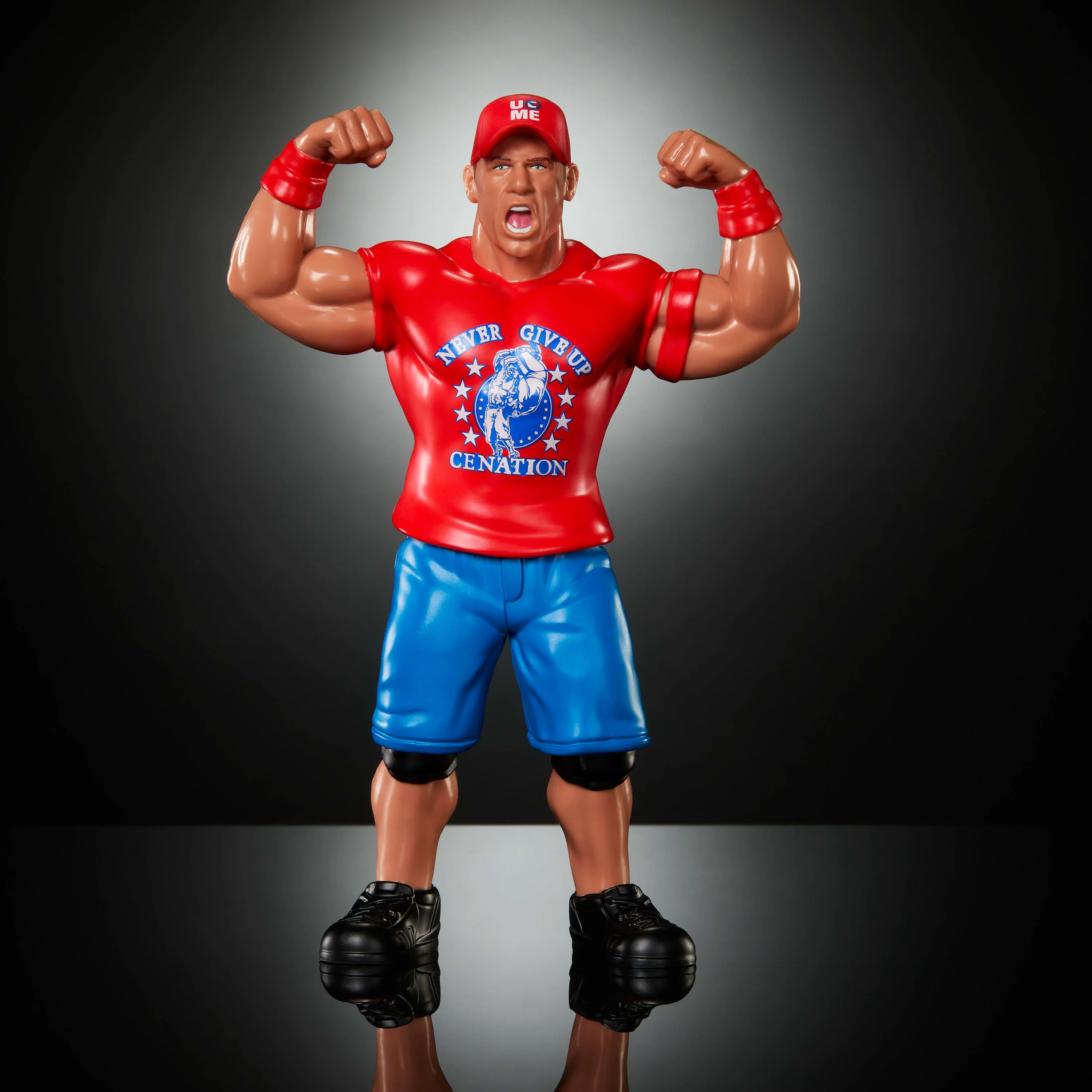 WWE Ljn Superstars John Cena Action Figure, 1980s Retro 8-inch Collectible Toy - Image 4