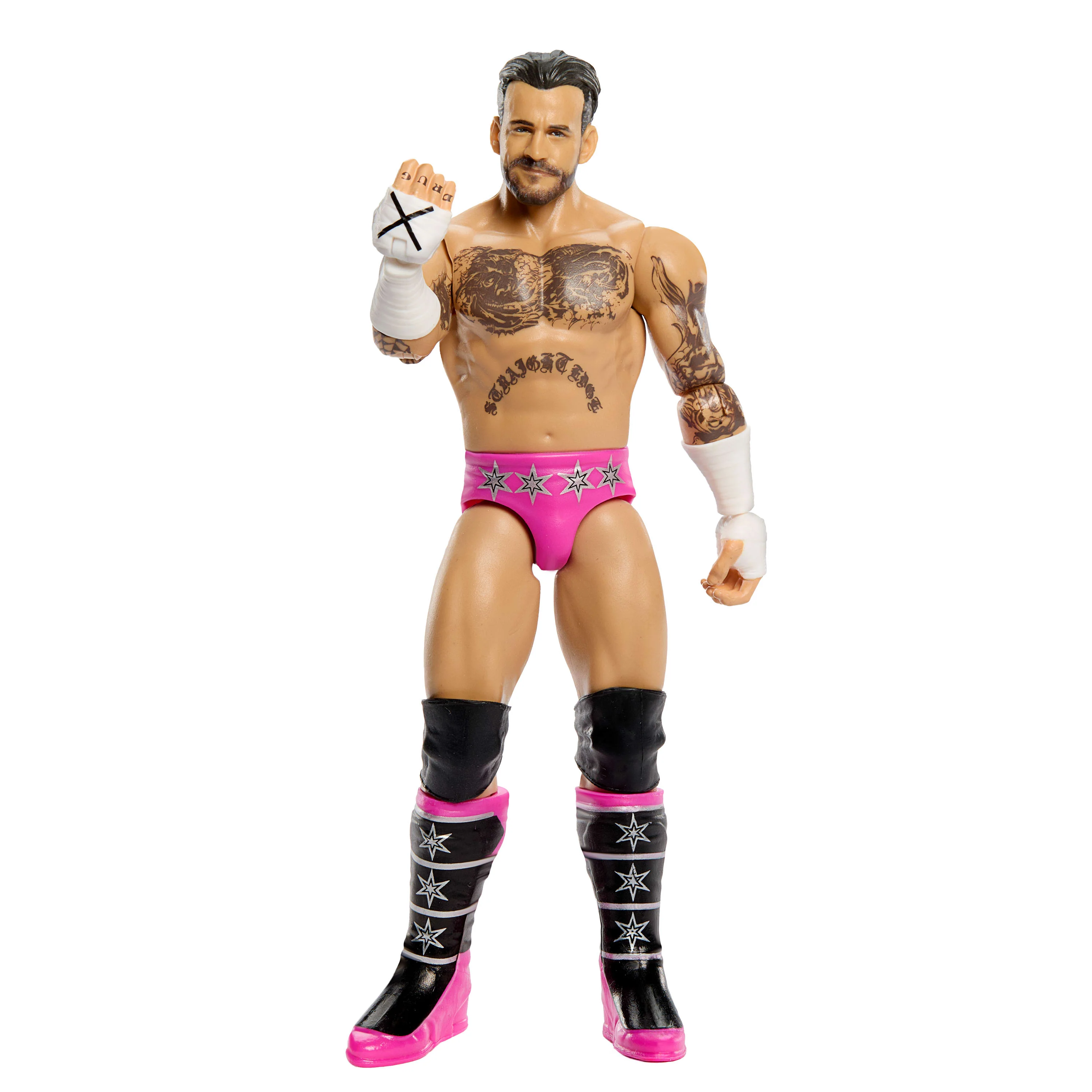 WWE Cm Punk Action Figure, Main EVent Series #164, 6-inch Collectible With Articulation - Image 4