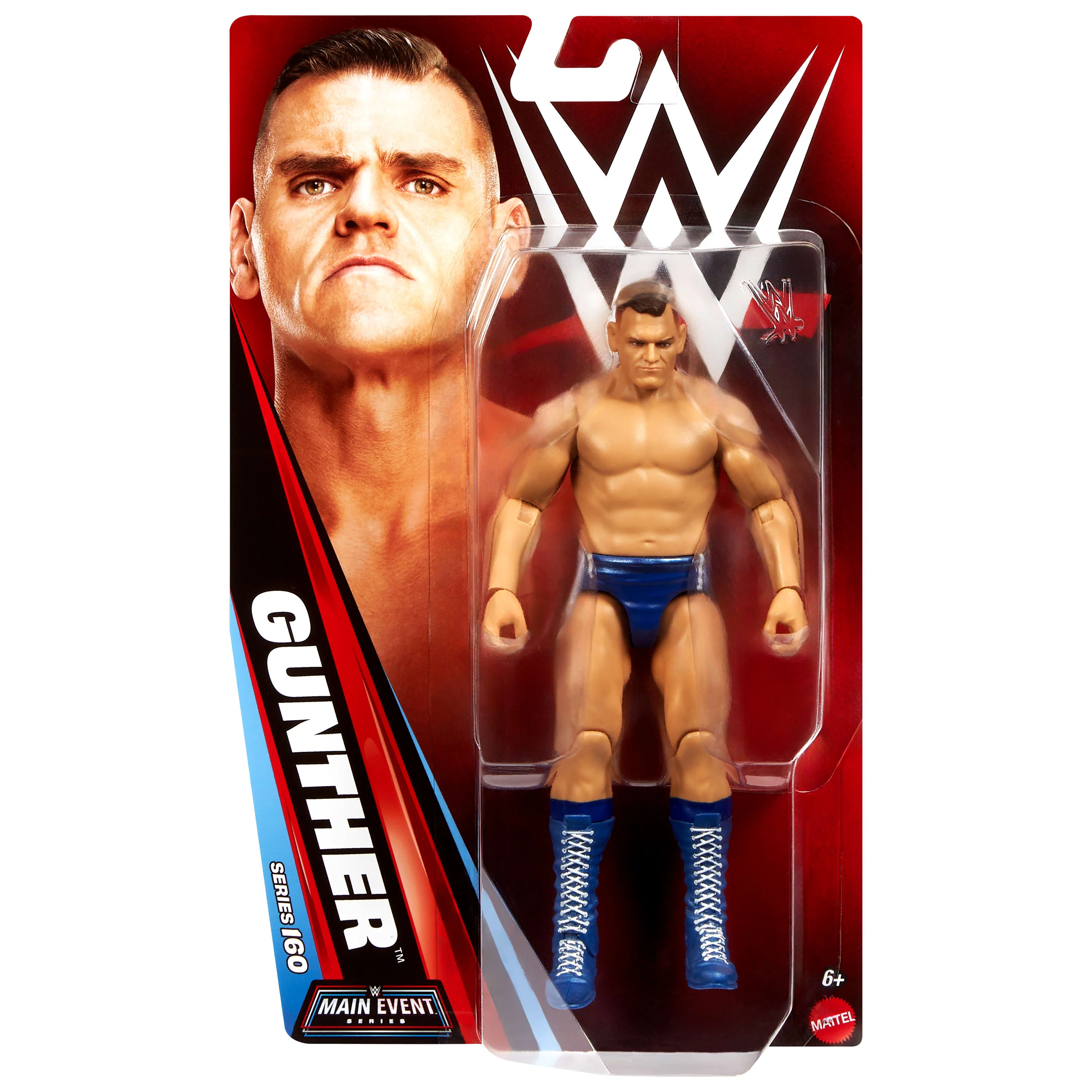 WWE Gunther Action Figure, Main EVent Series #160, 6-inch Collectible With Articulation - Image 2