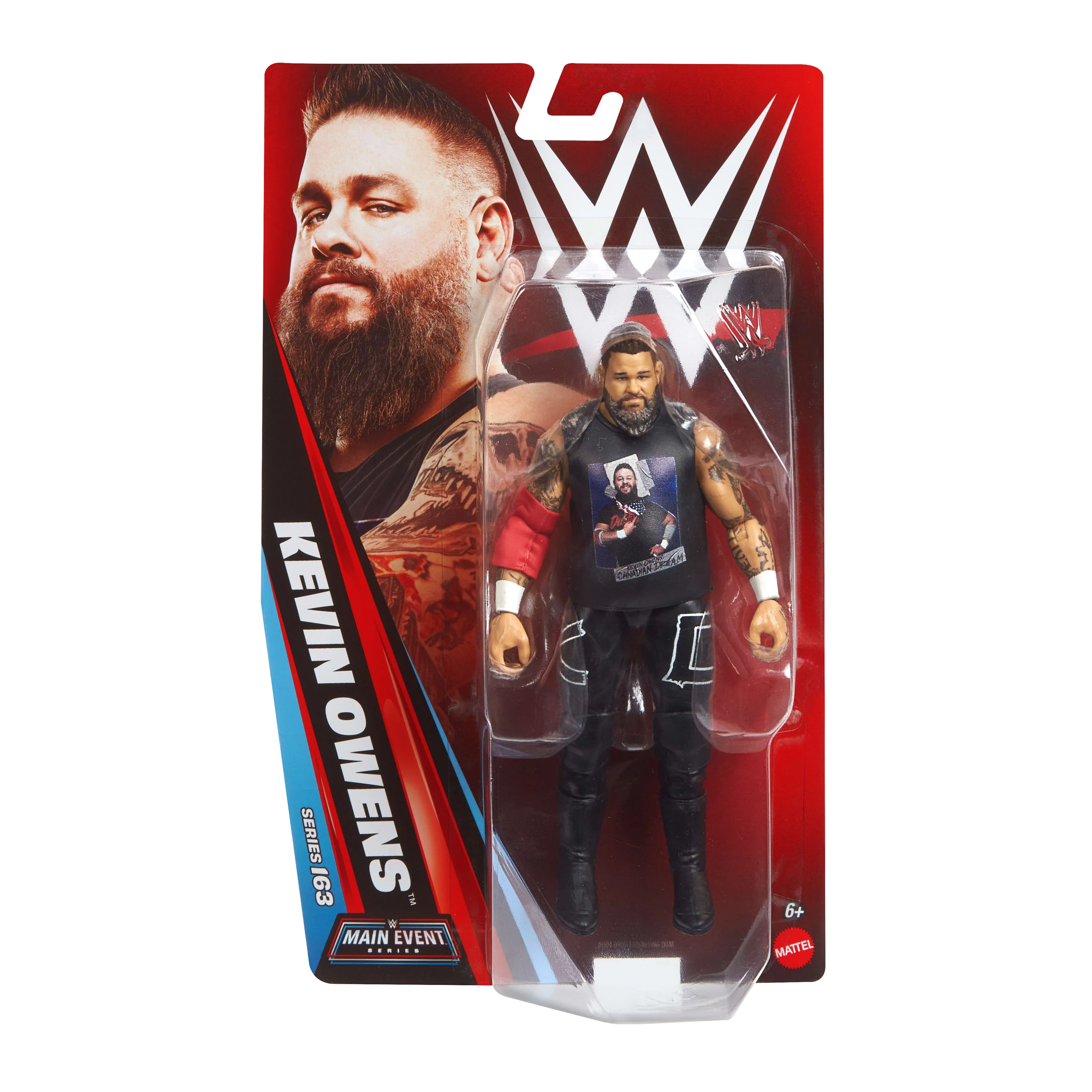 WWE Kevin Owens Action Figure, Main EVent Series #163, 6-inch Collectible With Articulation - Image 2