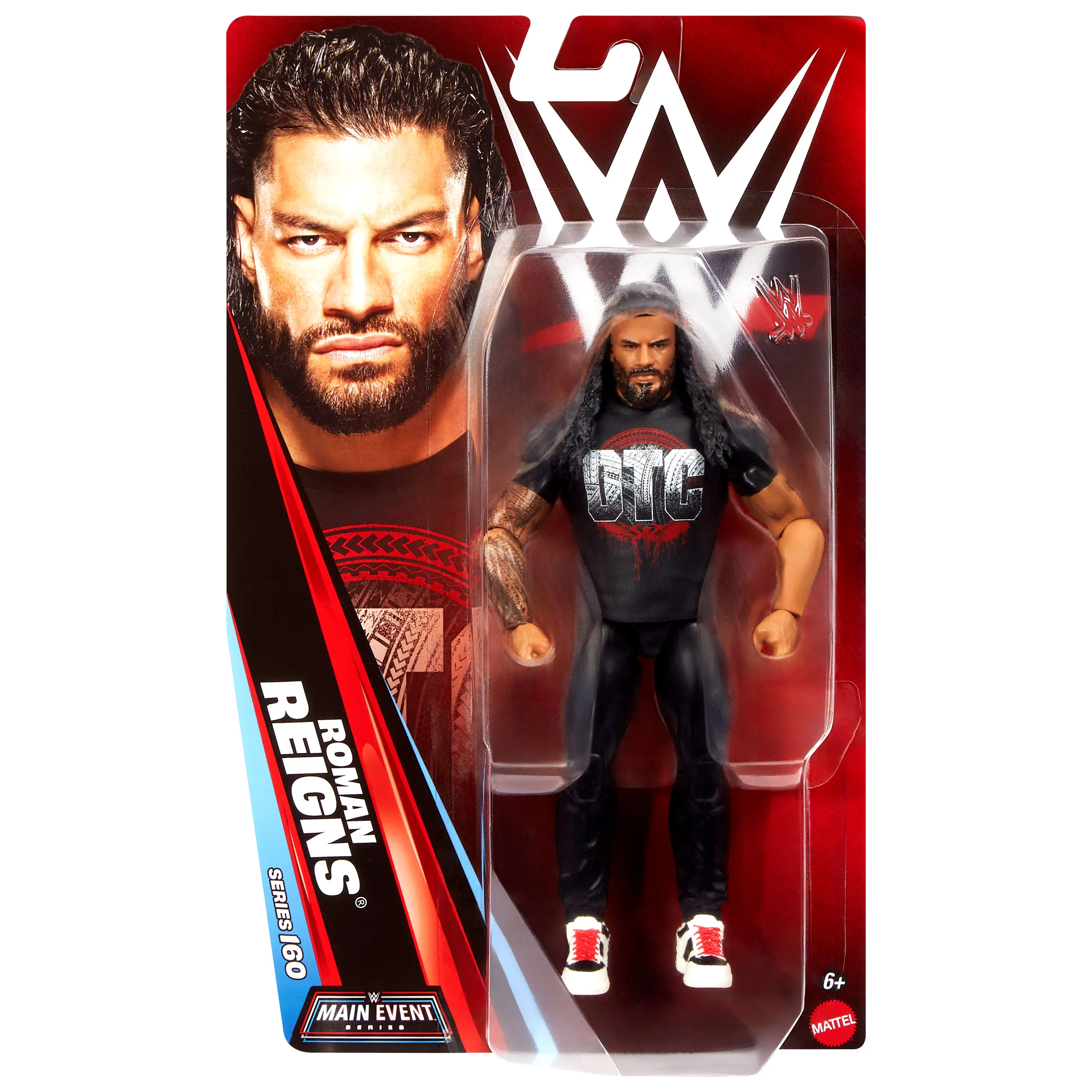 WWE Roman Reigns Action Figure, Main EVent Series #160, 6-inch Collectible With Articulation - Image 2