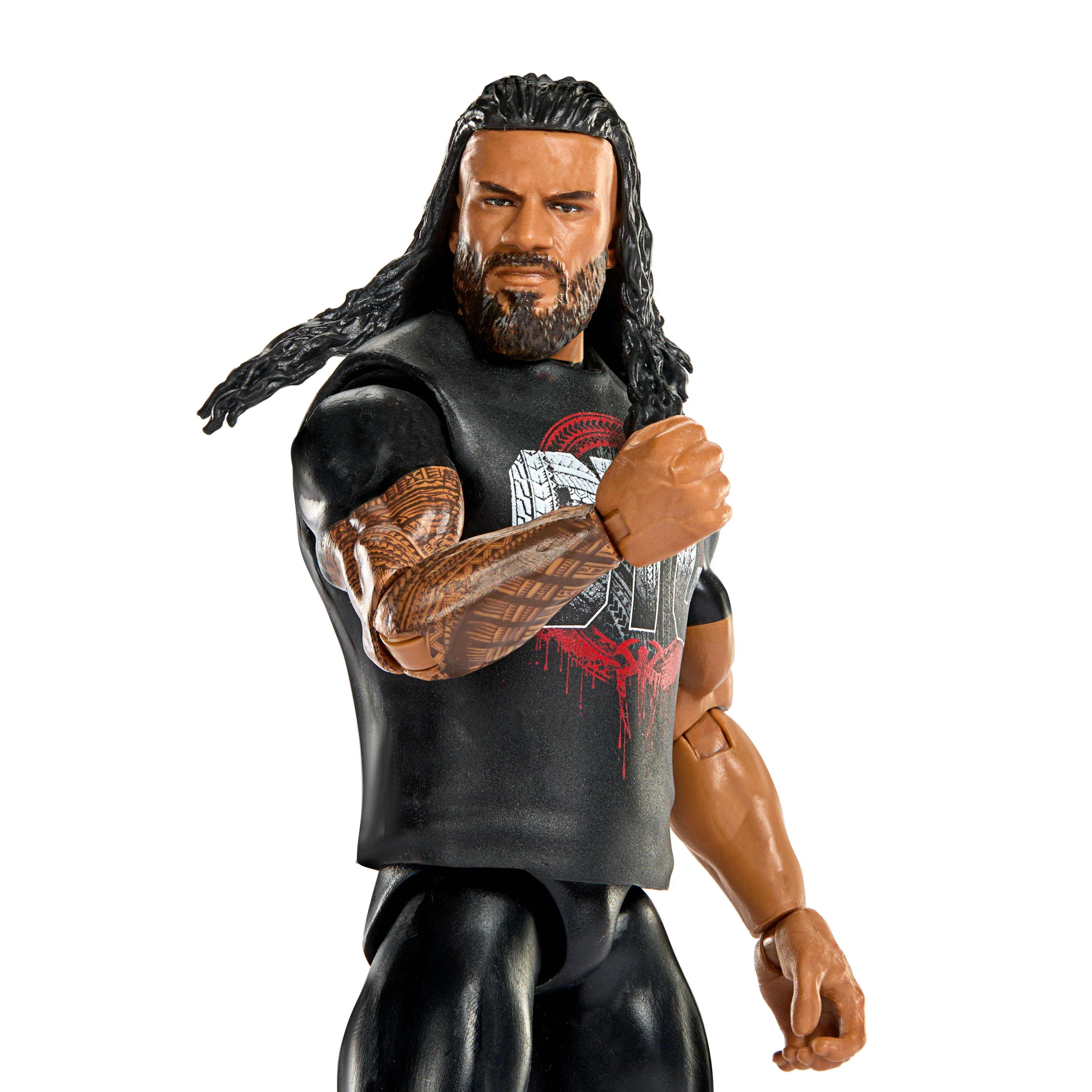 WWE Roman Reigns Action Figure, Main EVent Series #160, 6-inch Collectible With Articulation - Image 3