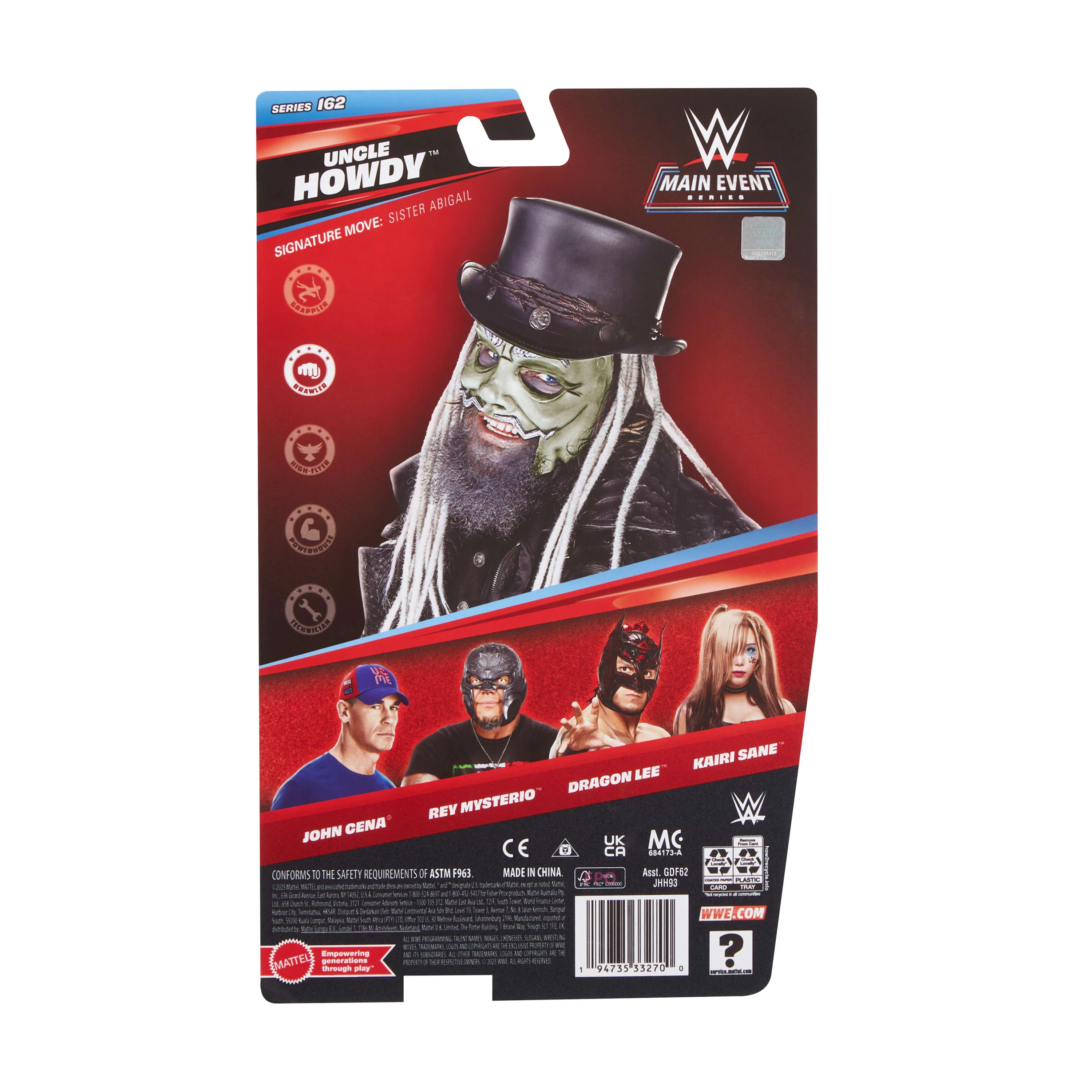WWE Uncle Howdy Action Figure, Main EVent Series #162, 6-inch Collectible With Articulation - Image 6
