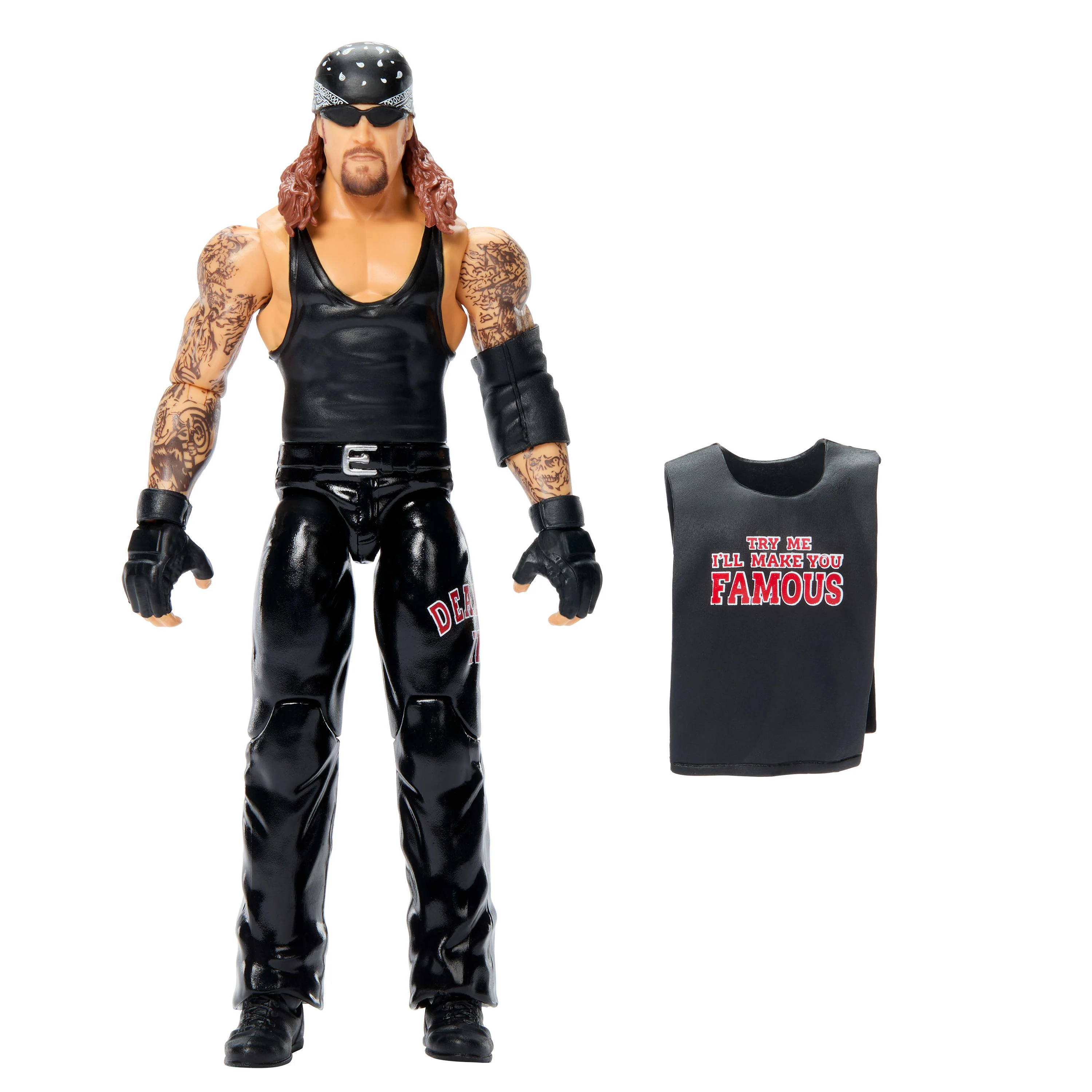 WWE Undertaker Action Figure, Main EVent Series #161, 6-inch Collectible With Articulation