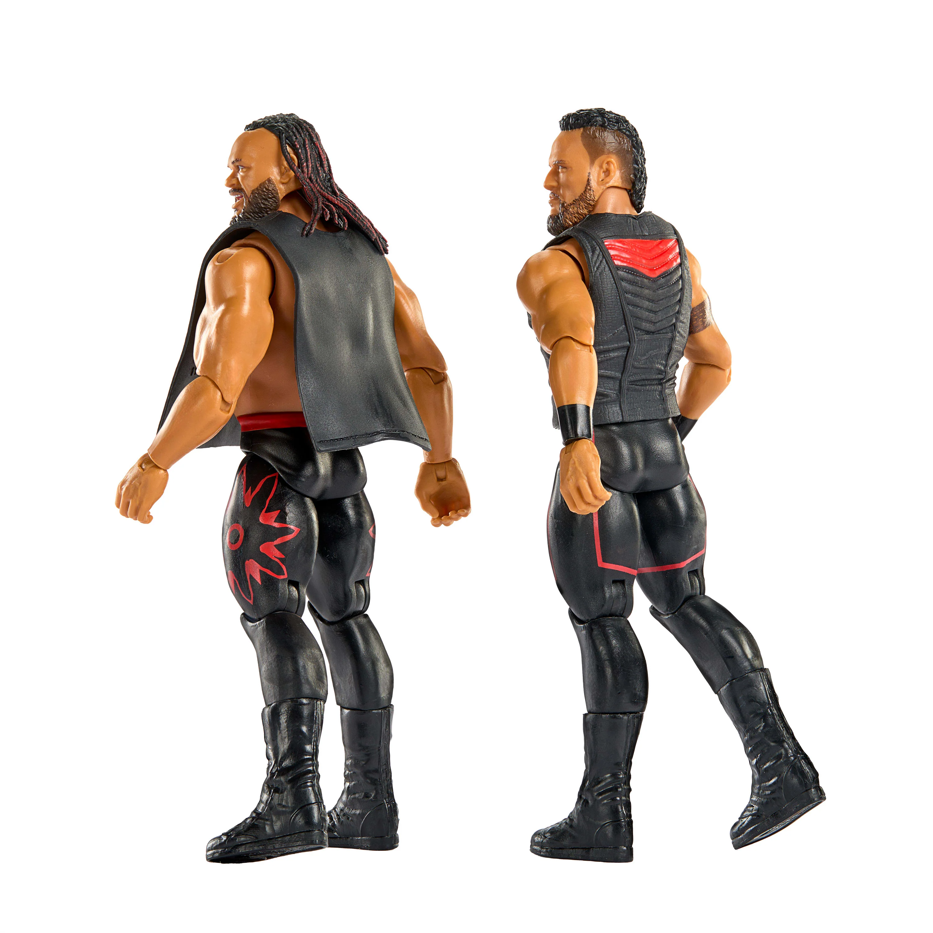 WWE Main EVent Showdown Tama Tonga & Jacob Fatu Action Figures Set, Series #24, 6-inch Collectibles - Image 3