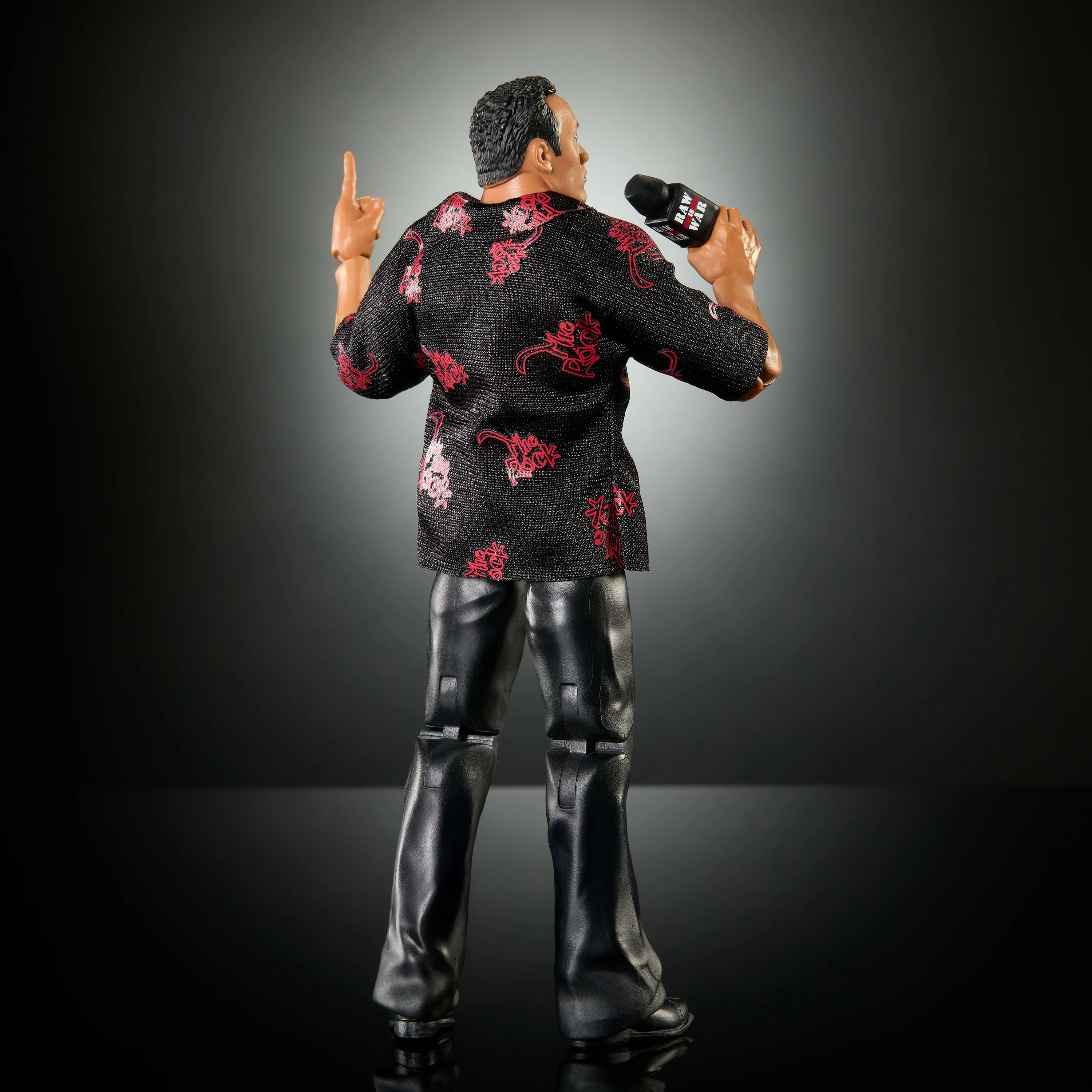 WWE Monday Night War Elite Collection The Rock Action Figure & Accessories 6-inch Set - Image 6
