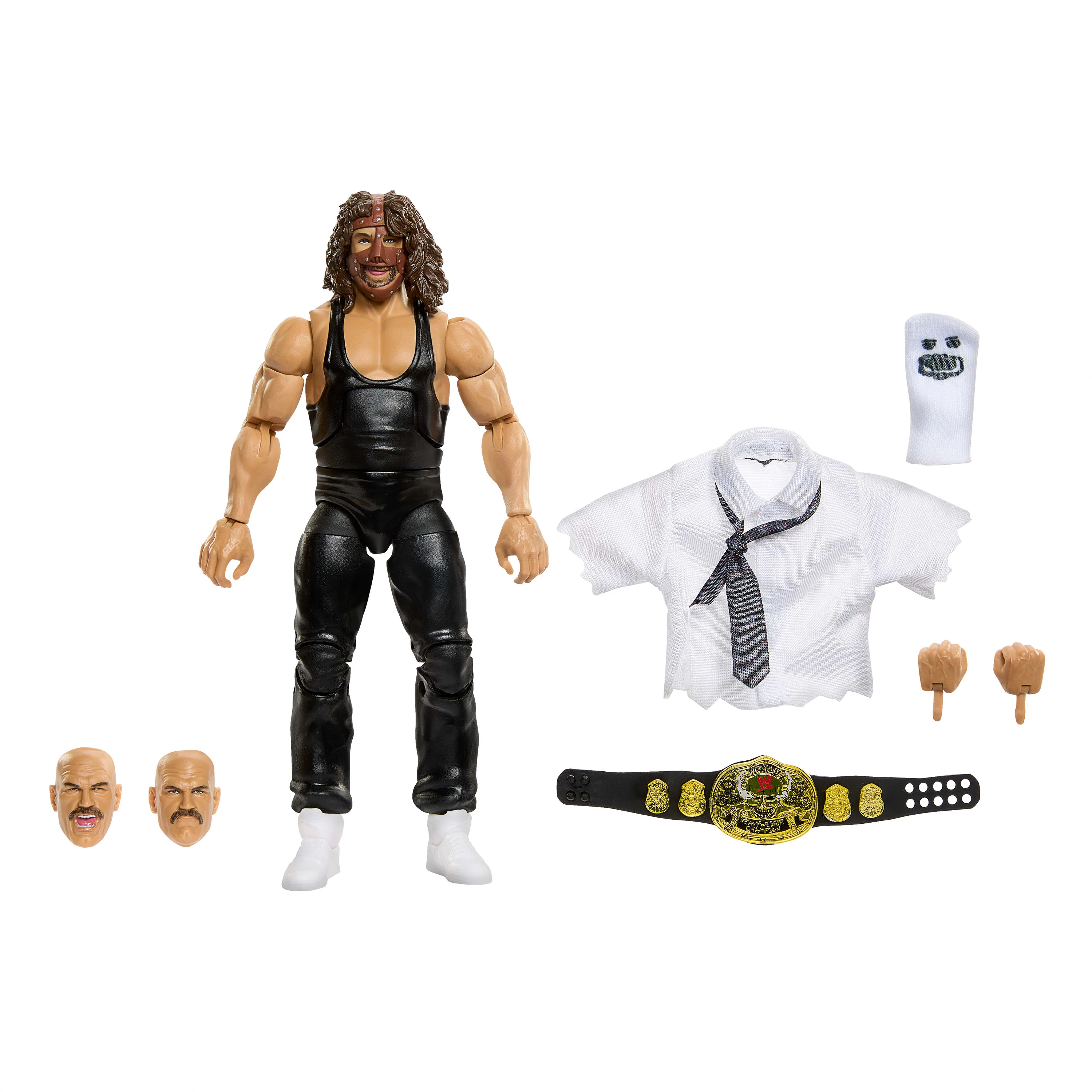 WWE Elite Collection Premium Live EVent Mankind Action Figure Set, Summerslam Series Collectible