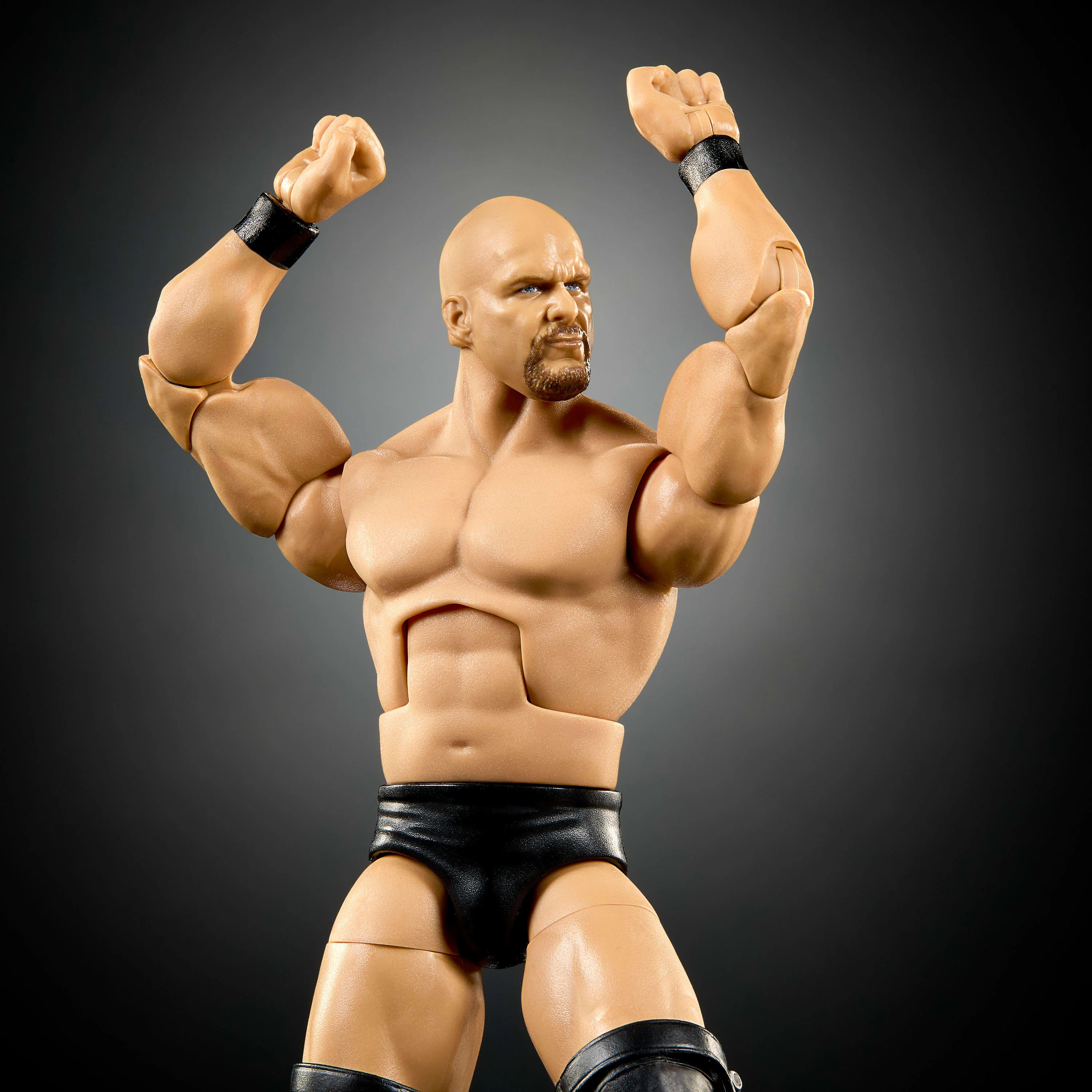 WWE Elite Collection Premium Live EVent Stone Cold Steve Austin Action Figure Set, Summerslam Series - Image 4