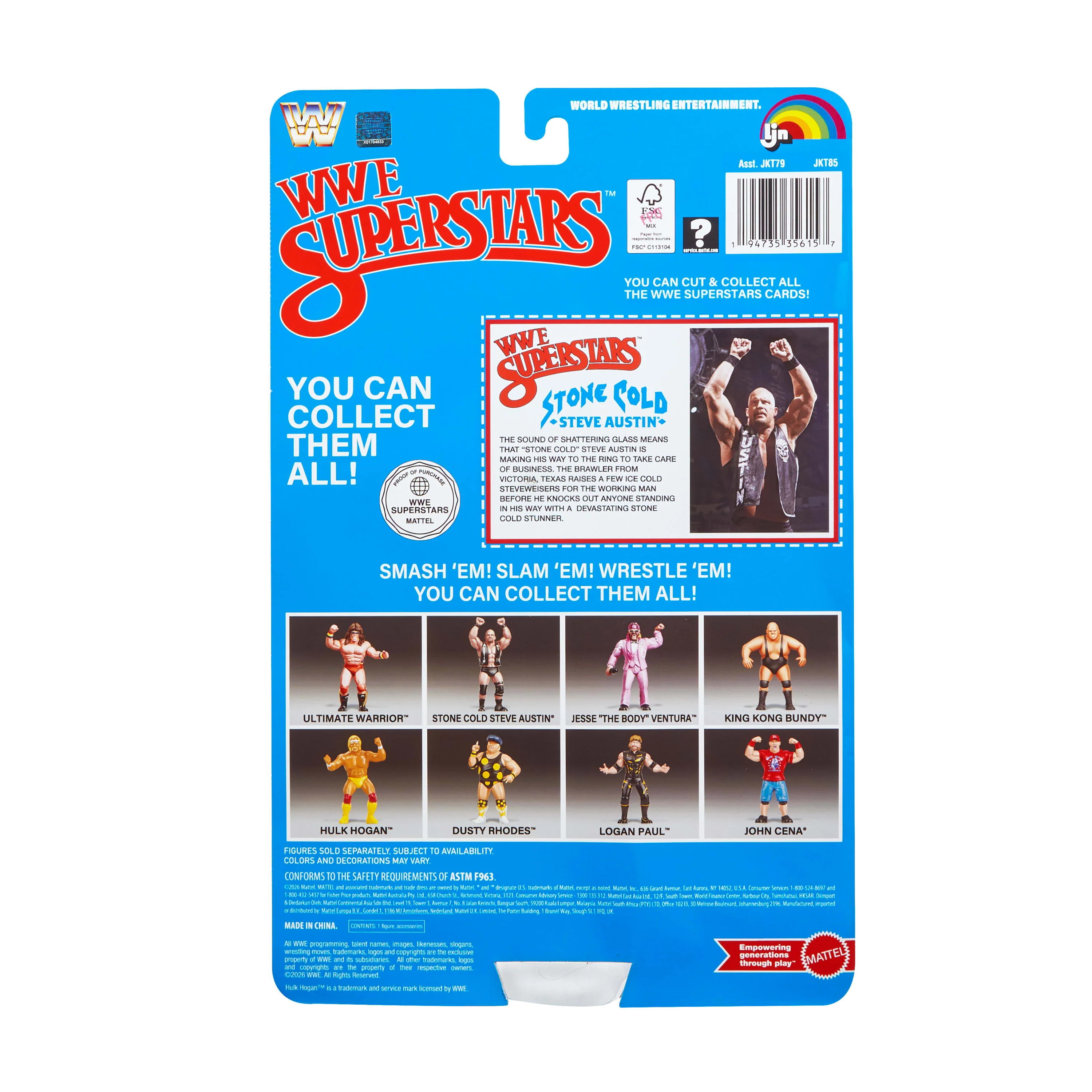 Wwe Superstars Ljn Figurine Articulée Stone Cold Steve Austin - Image 6