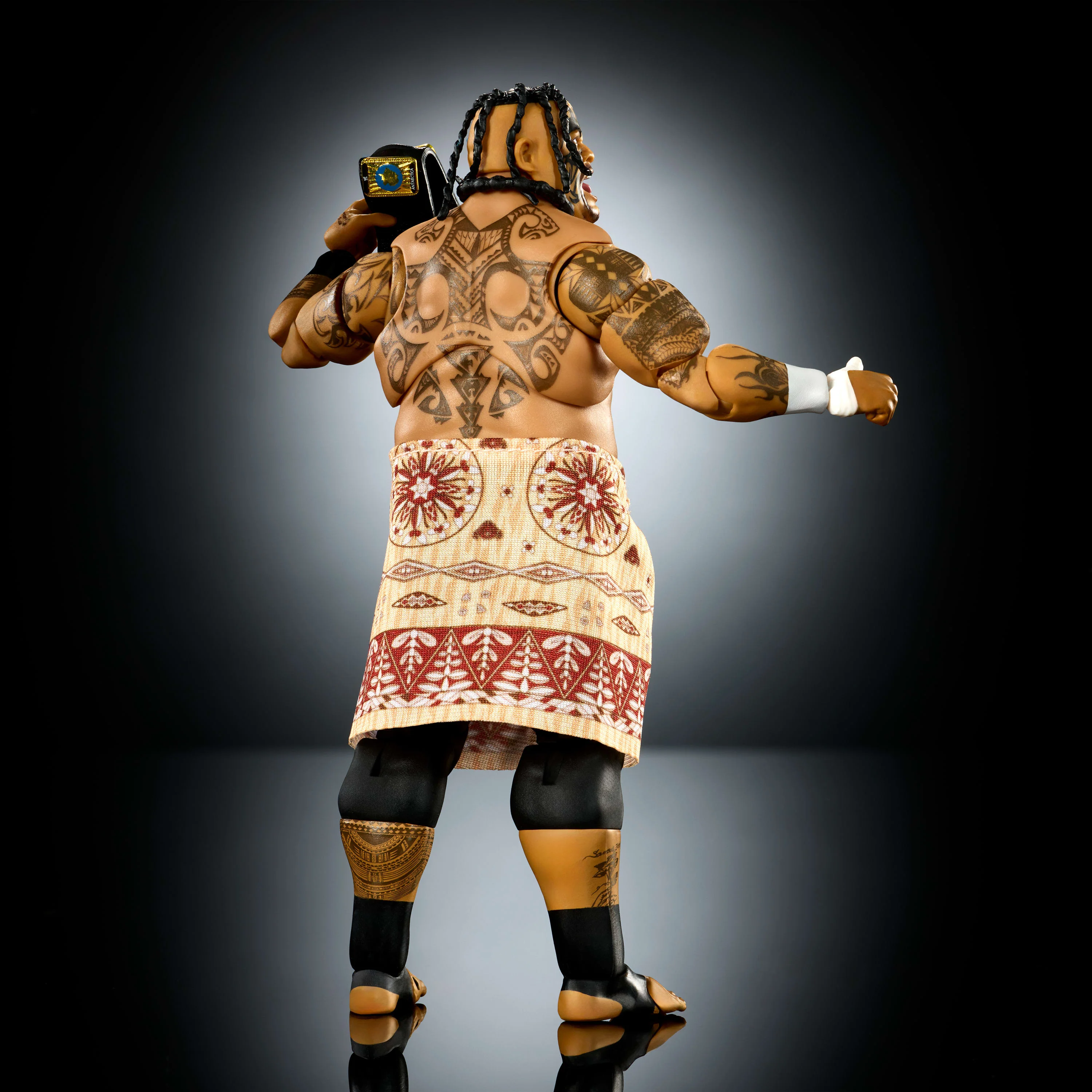 WWE Ultimate Edition Umaga Action Figure & Accessories Set, 6-inch Collectible Superstar - Image 5
