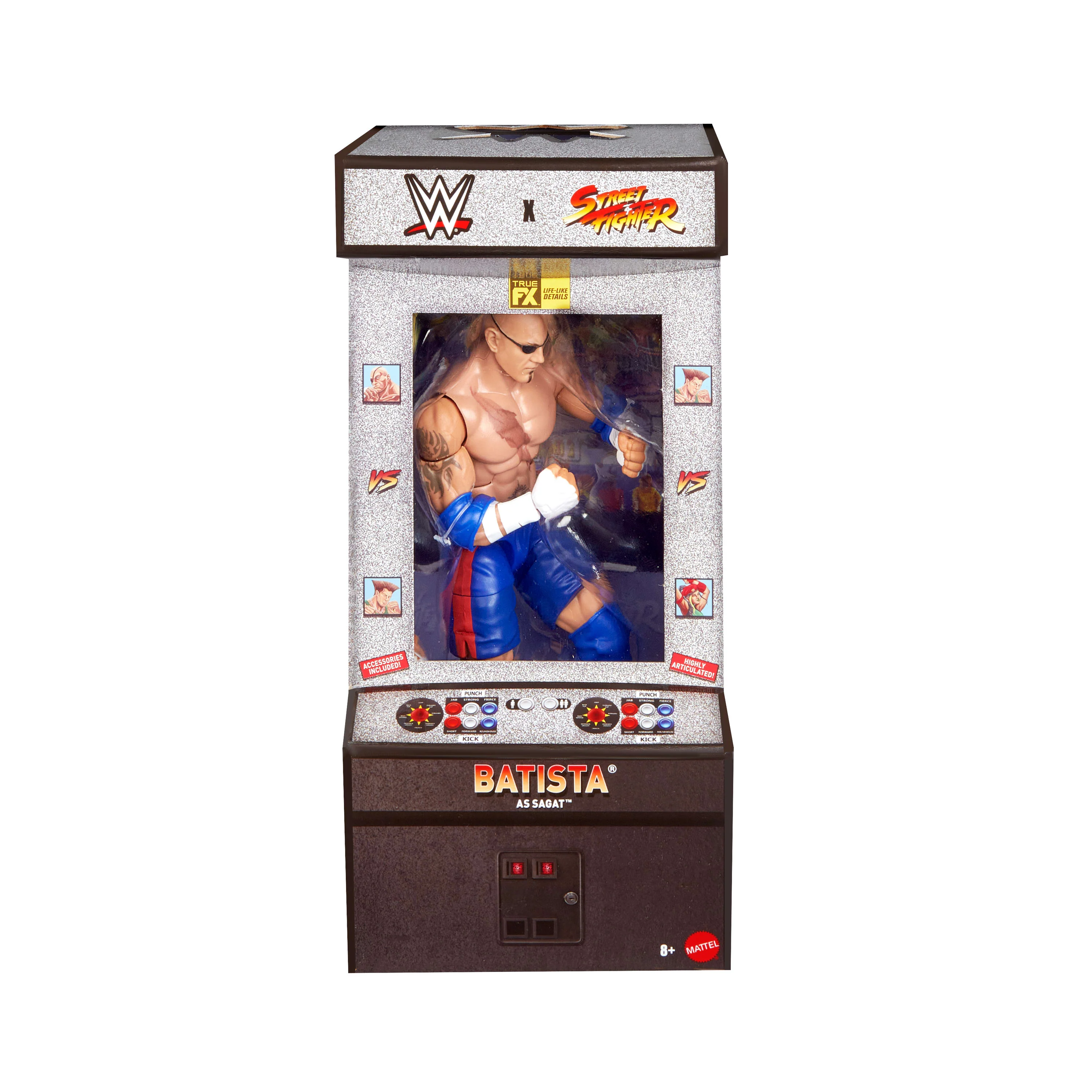 Wwe X Street Fighter Figurine Articulée Batista - Image 2