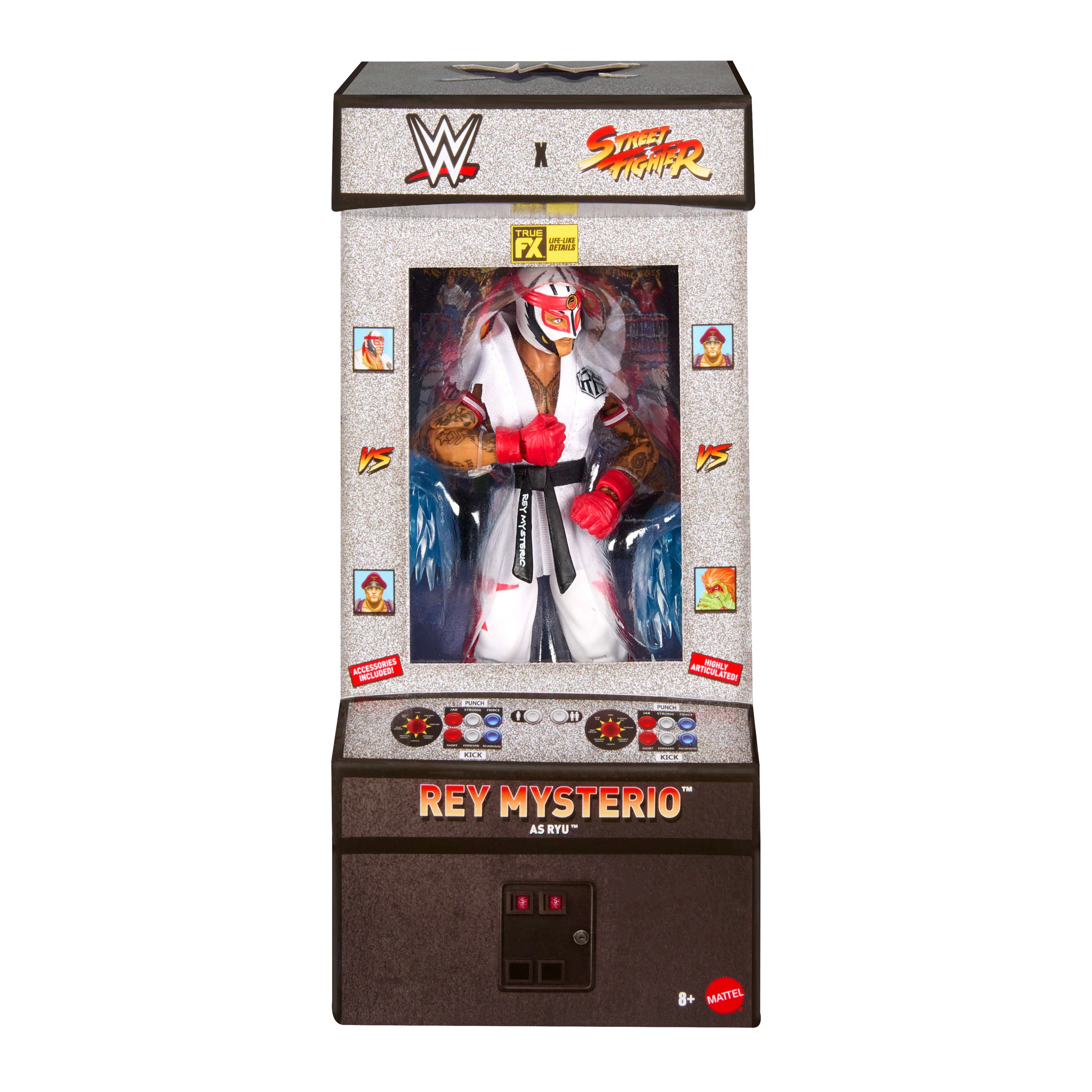 Wwe X Street Fighter  Figurine Articulée Rey Mysterio - Image 2