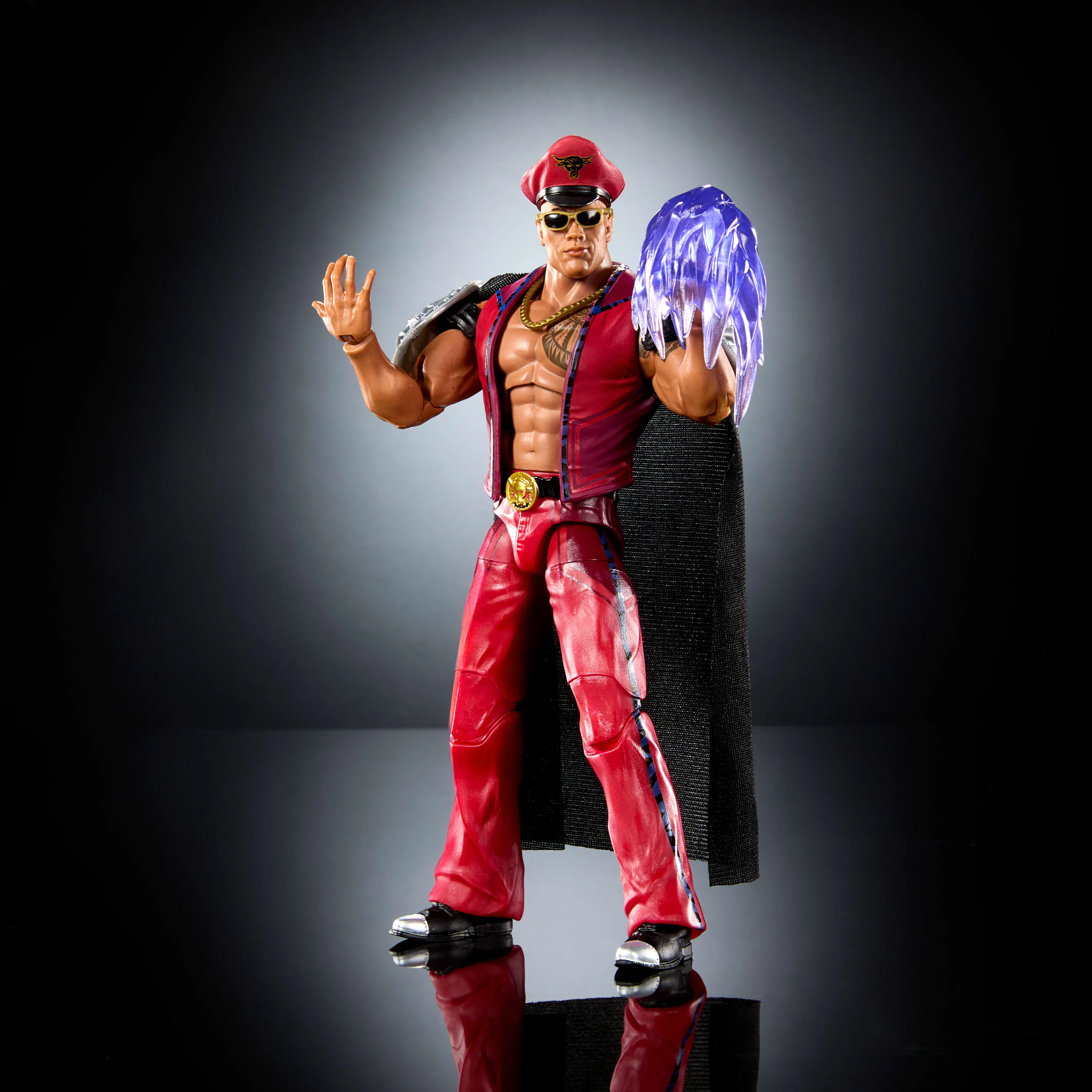 Wwe X Street Fighter Figurine Articulée The Rock Final Boss - Image 5