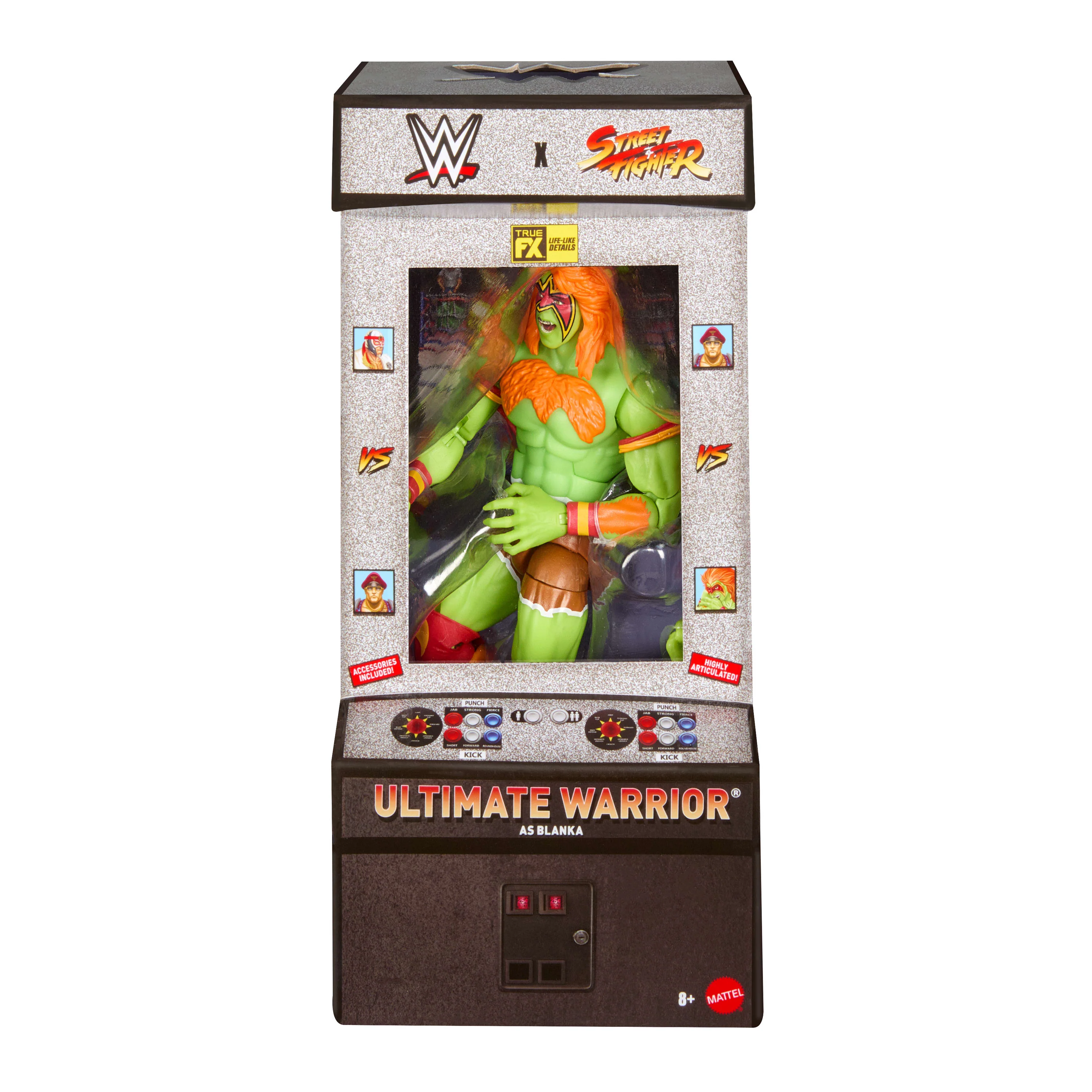 Wwe X Street Fighter Figurine Articulée Ultimate Warrior - Image 2