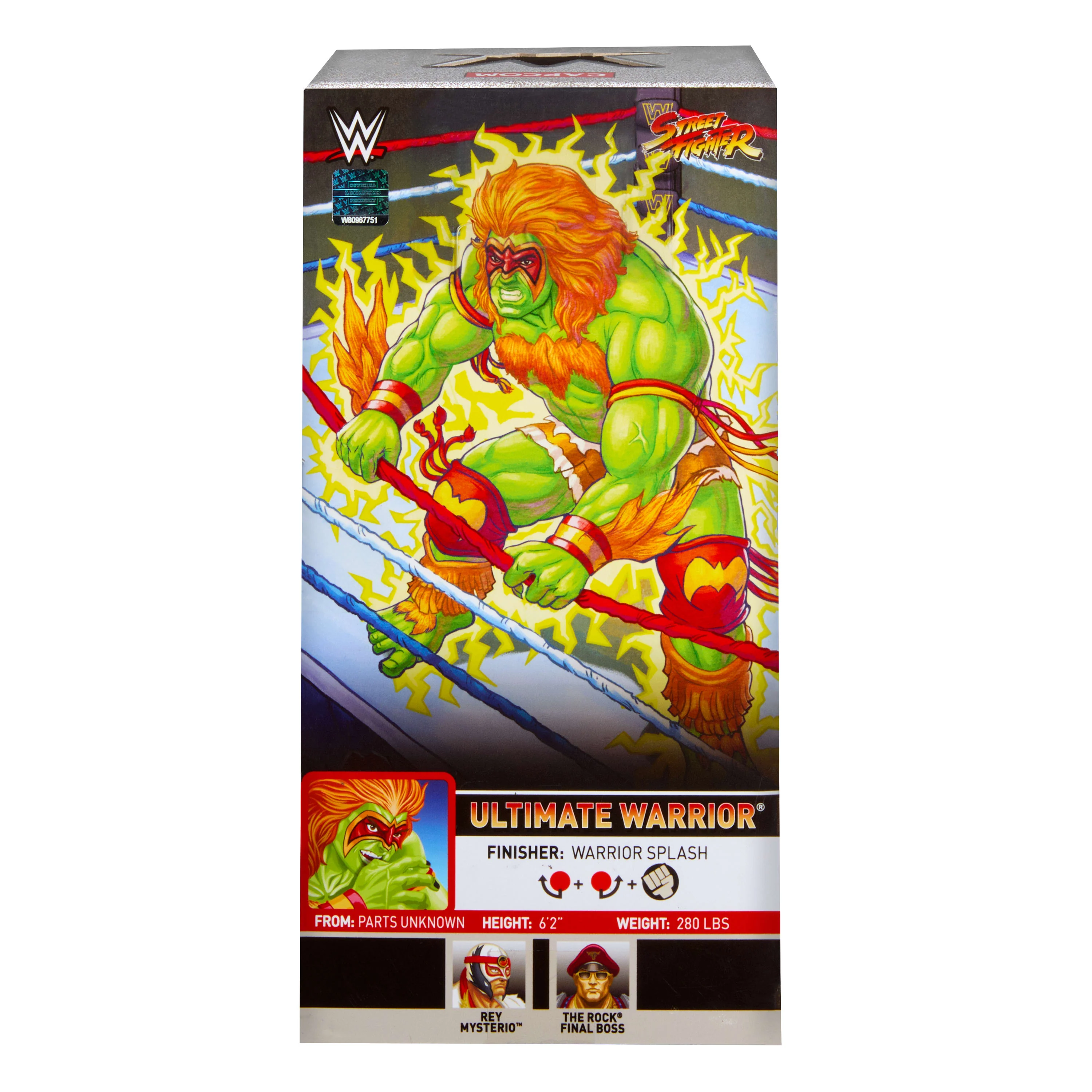 Wwe X Street Fighter Figurine Articulée Ultimate Warrior - Image 6